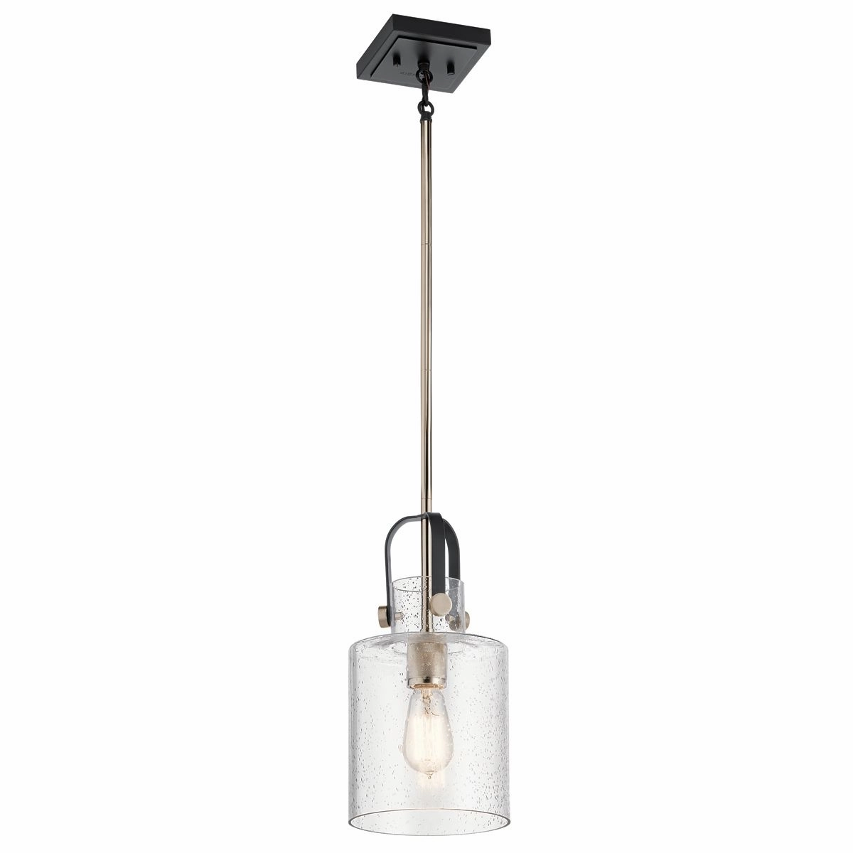 Kitner 1 Light Nickel Ceiling Pendant Light flush mount ceiling fixture