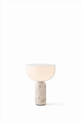 KIZU BORDLAMPE PORTALBE Kunis Breccia Marble w. White Acrylic 21715 modern wall mounted lamp