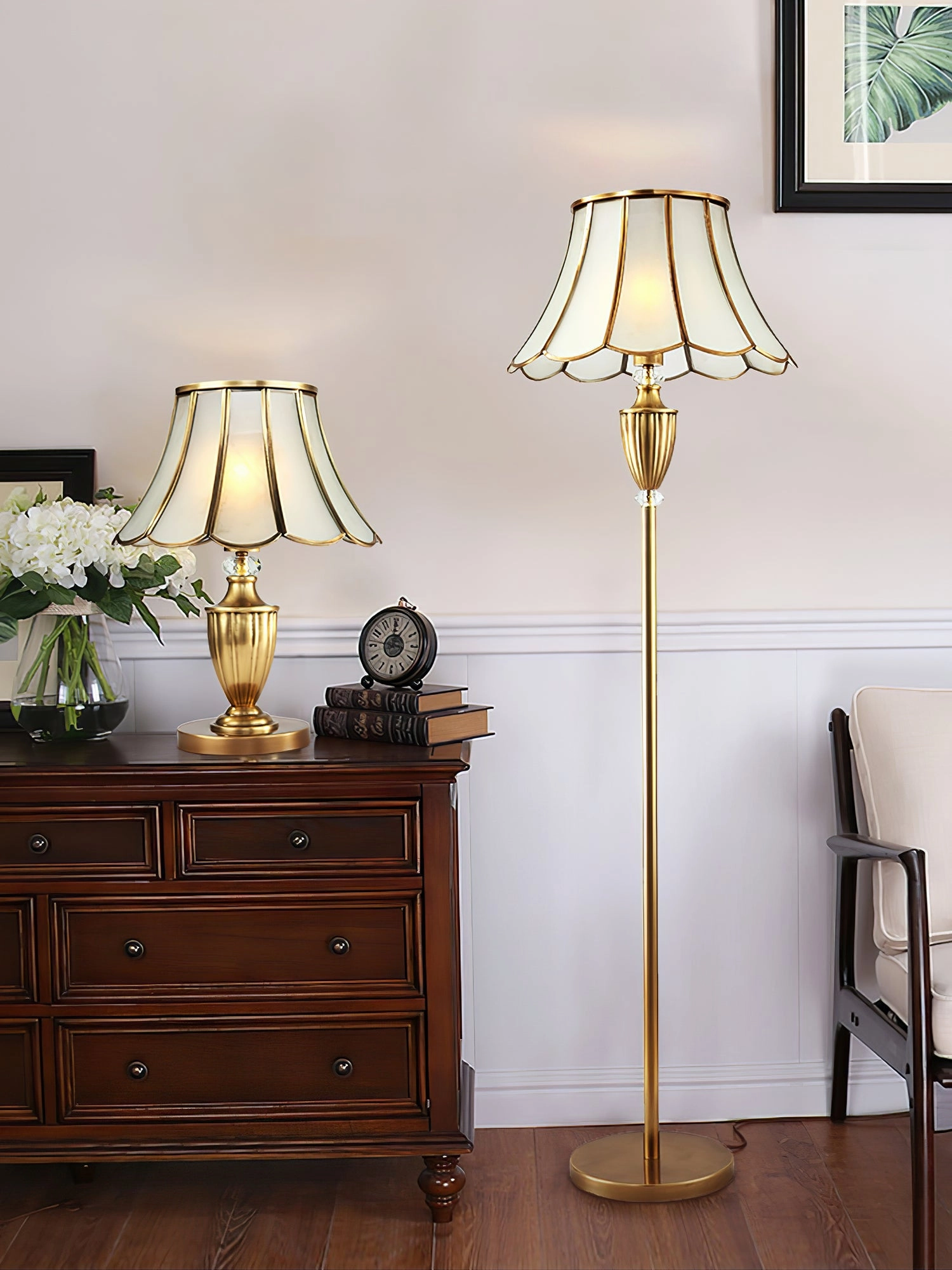 Kristall Brass Table Lamp