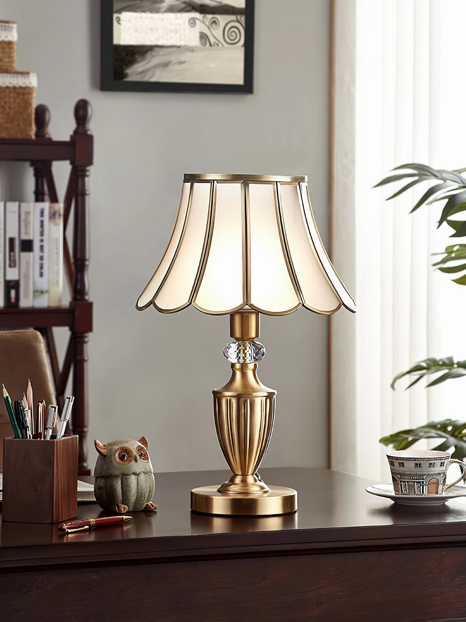 Kristall Brass Table Lamp