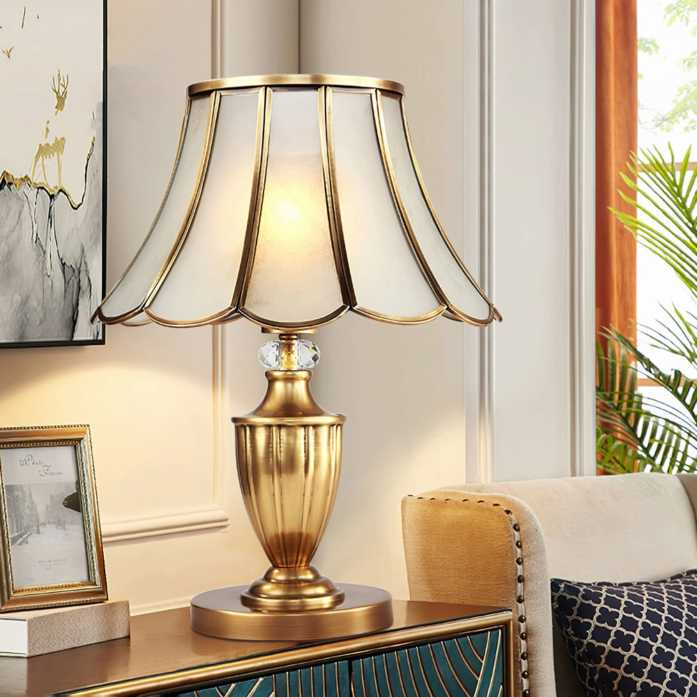Kristall Brass Table Lamp