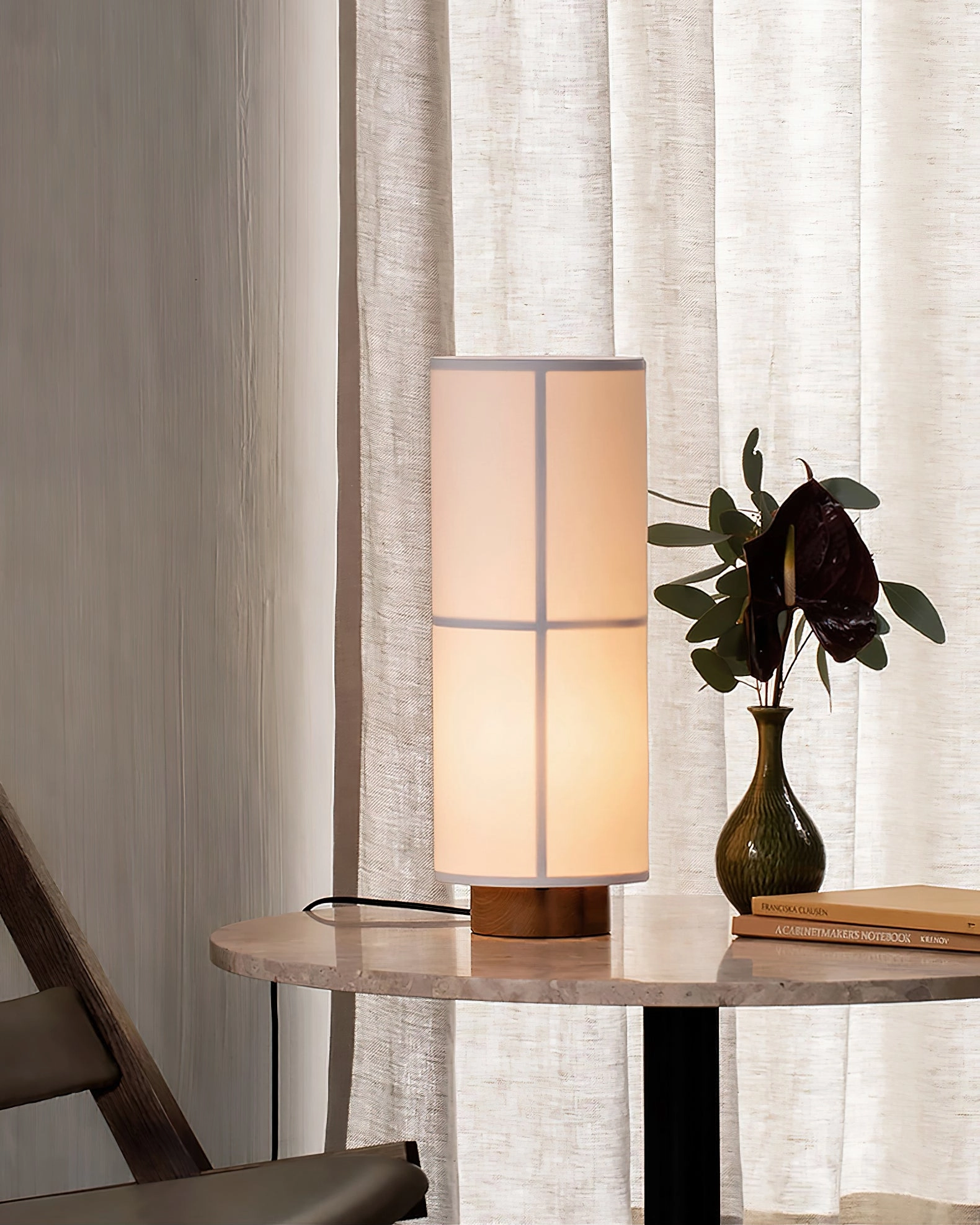 Kumo Linen Table Lamp