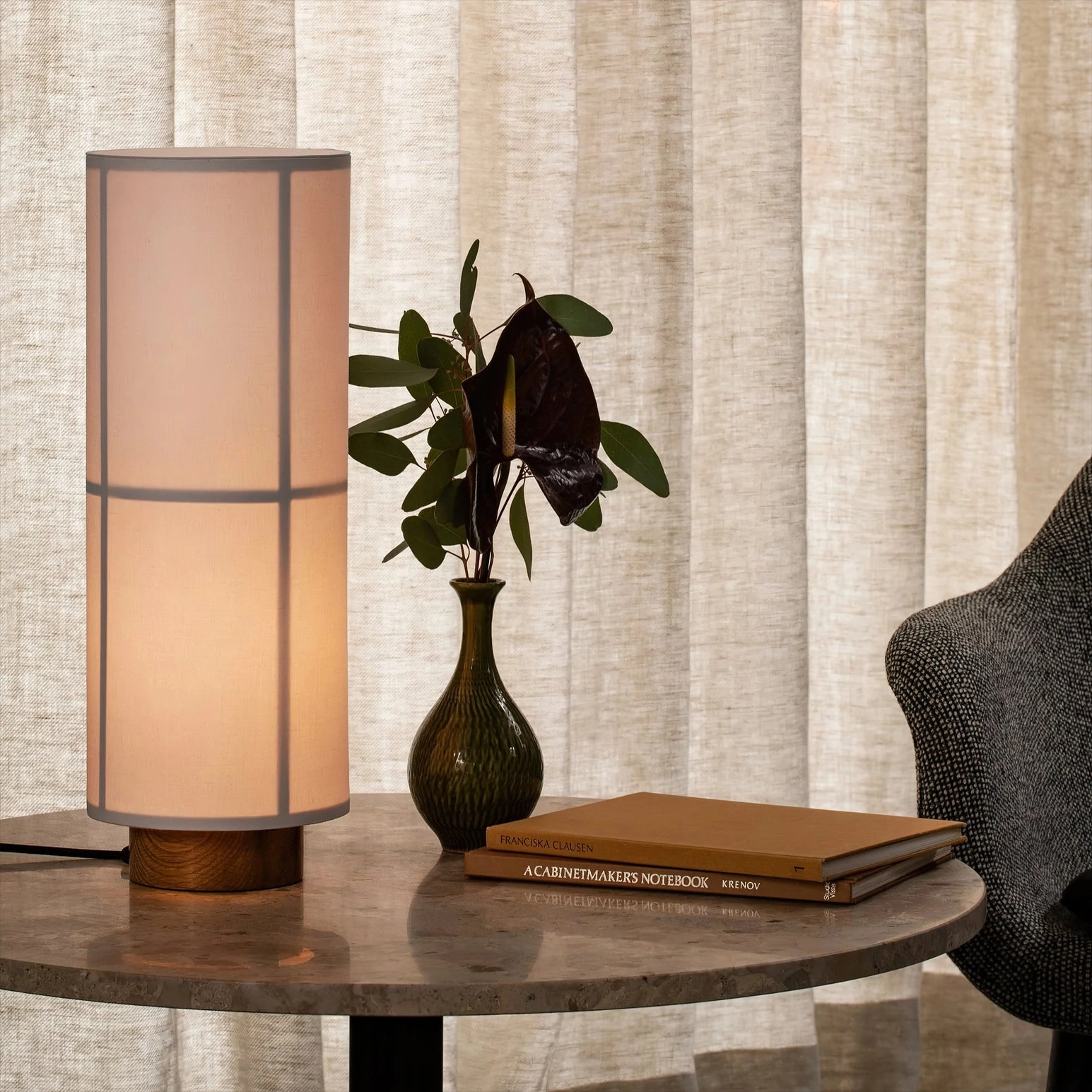Kumo Linen Table Lamp