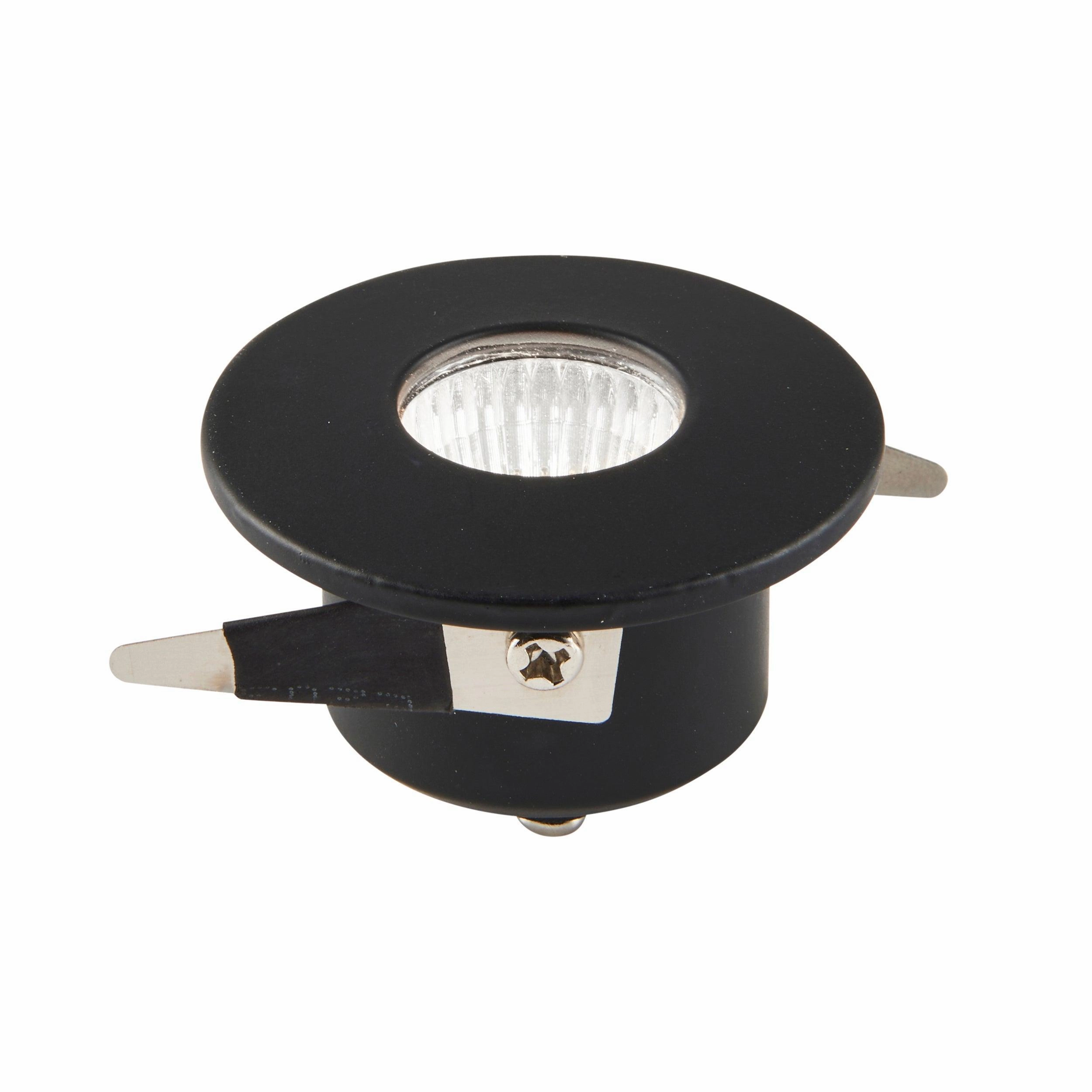 LALO Cool White Recessed Black LED Light IP44 4W