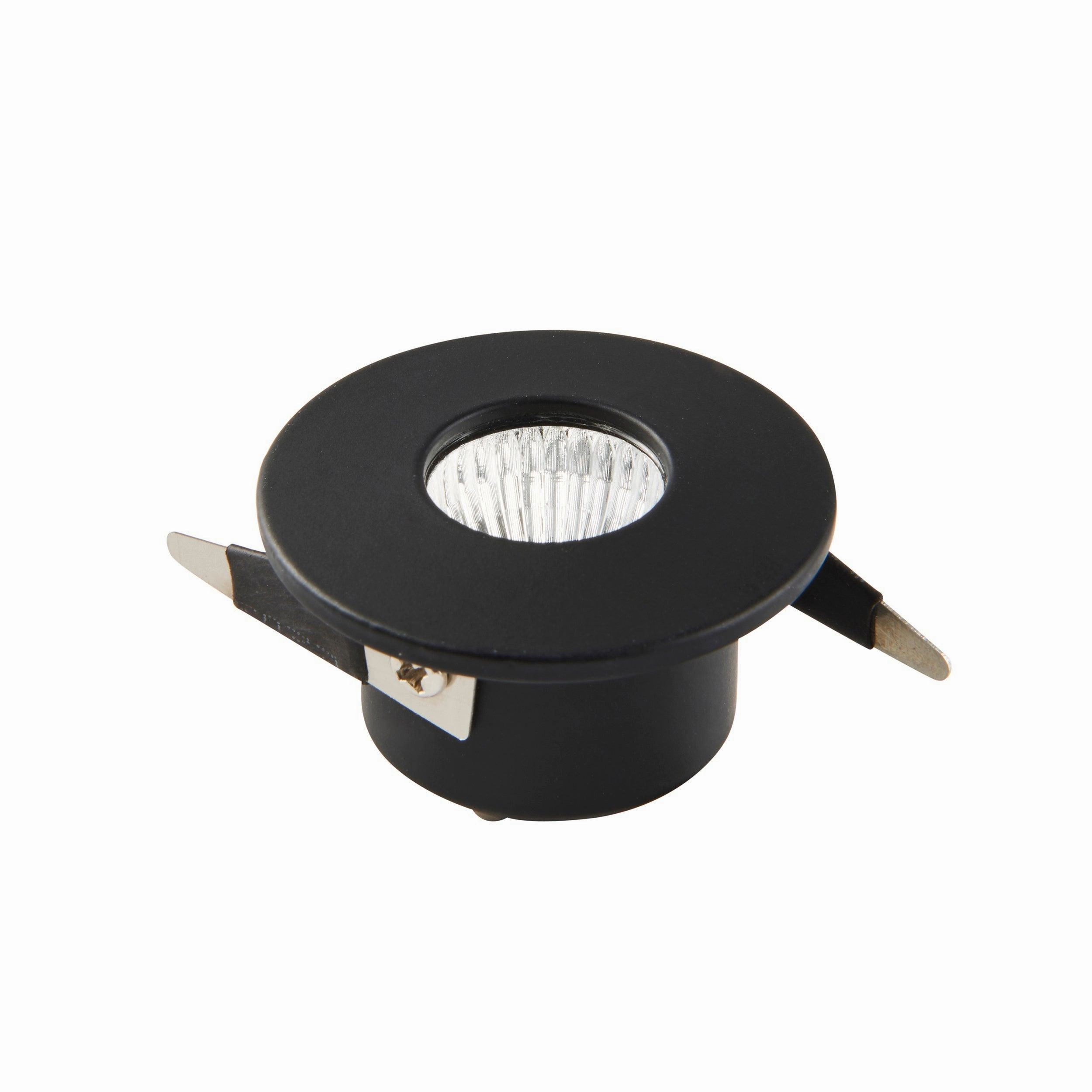 LALO Cool White Recessed Black LED Light IP44 4W