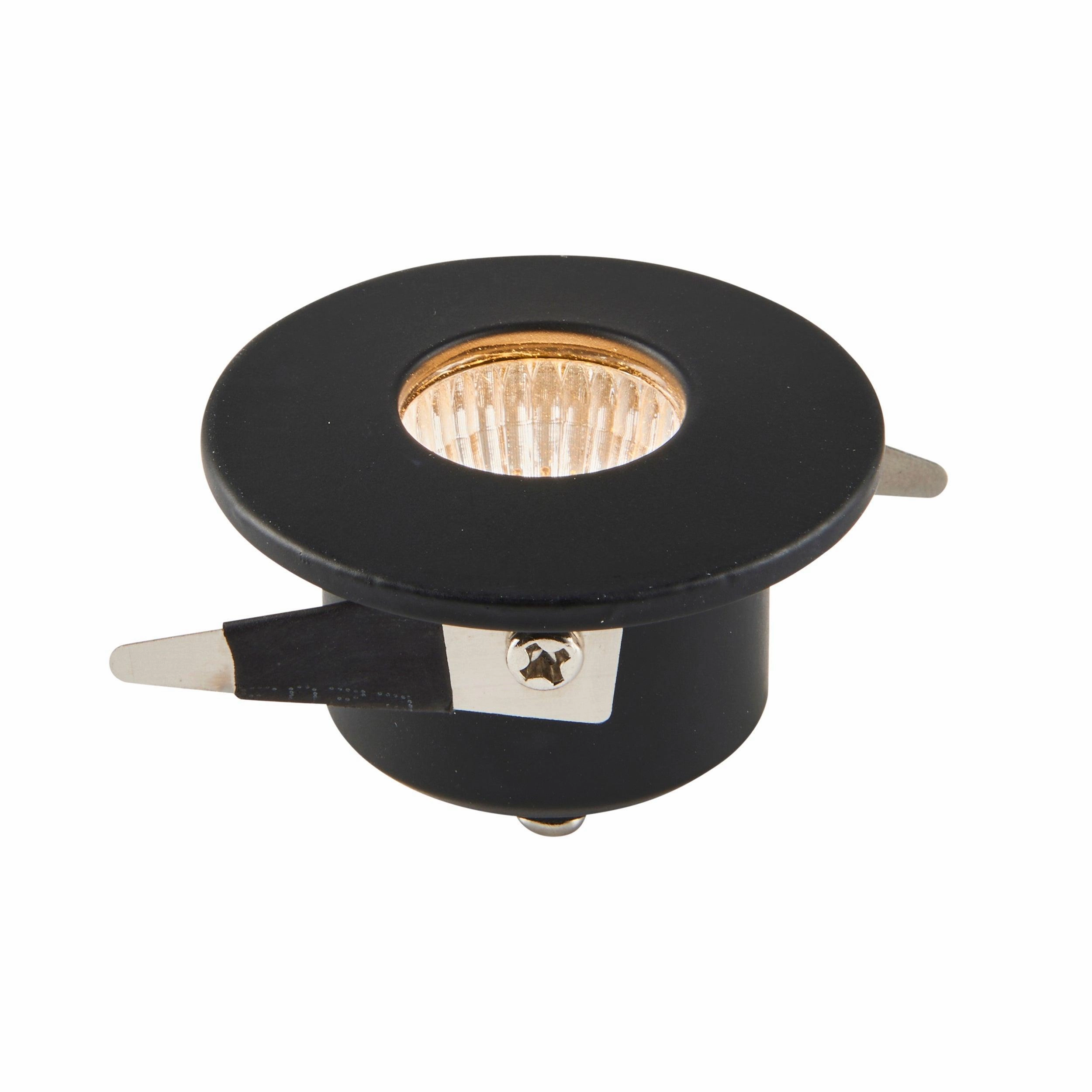 LALO Warm White Recessed Black LED Light IP44 4W