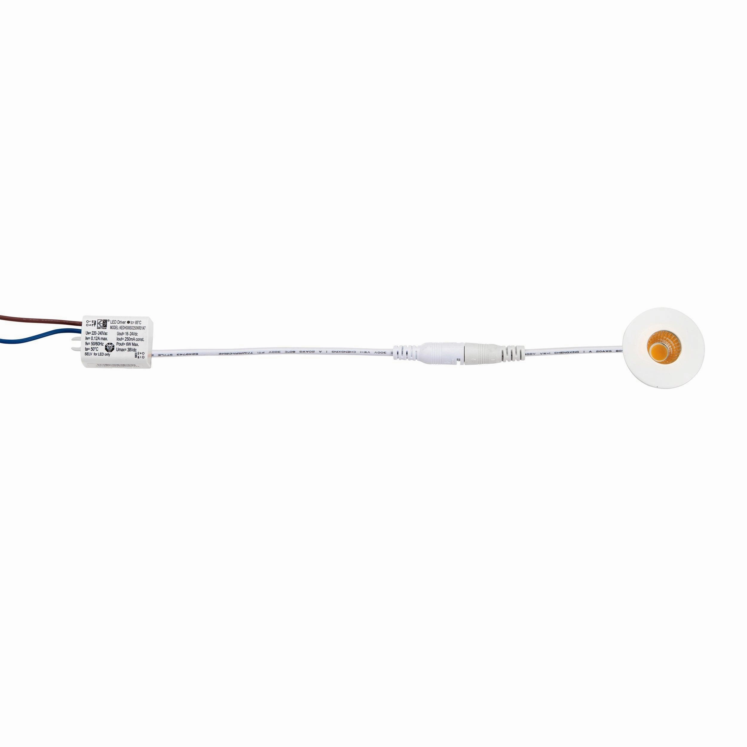 LALO Warm White Recessed LED Light IP44 4W
