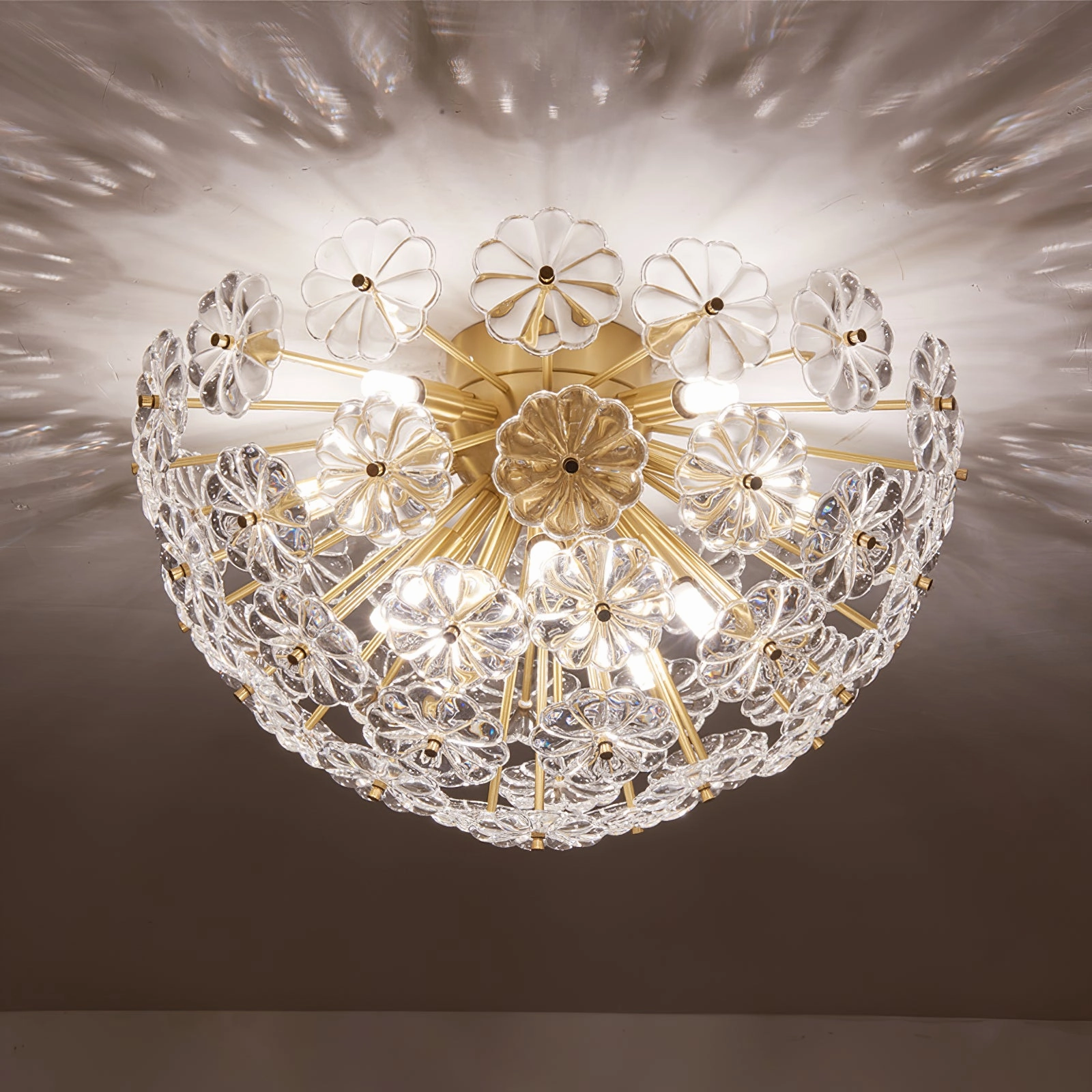 Lamina Crystal?Ceiling Light