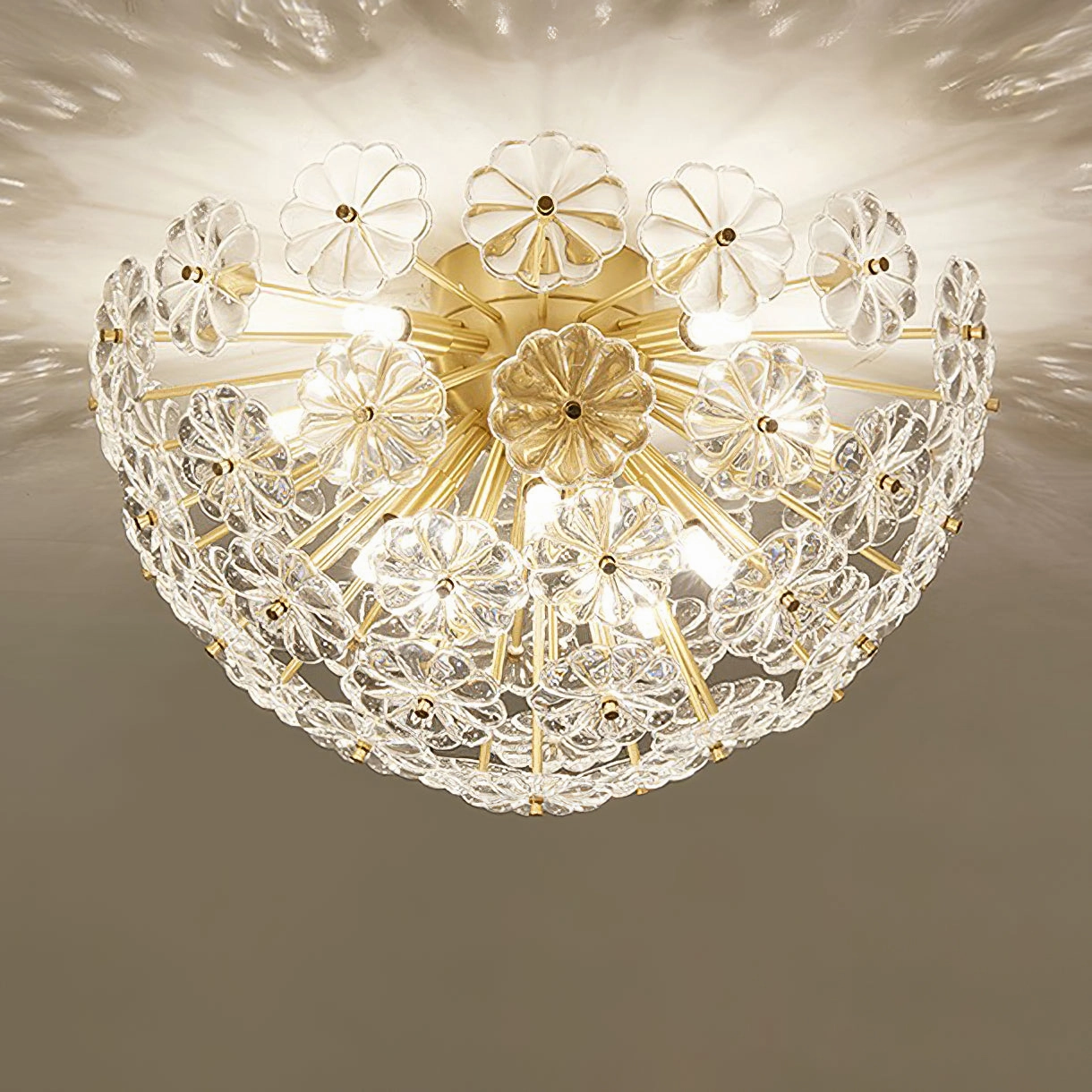 Lamina Crystal?Ceiling Light