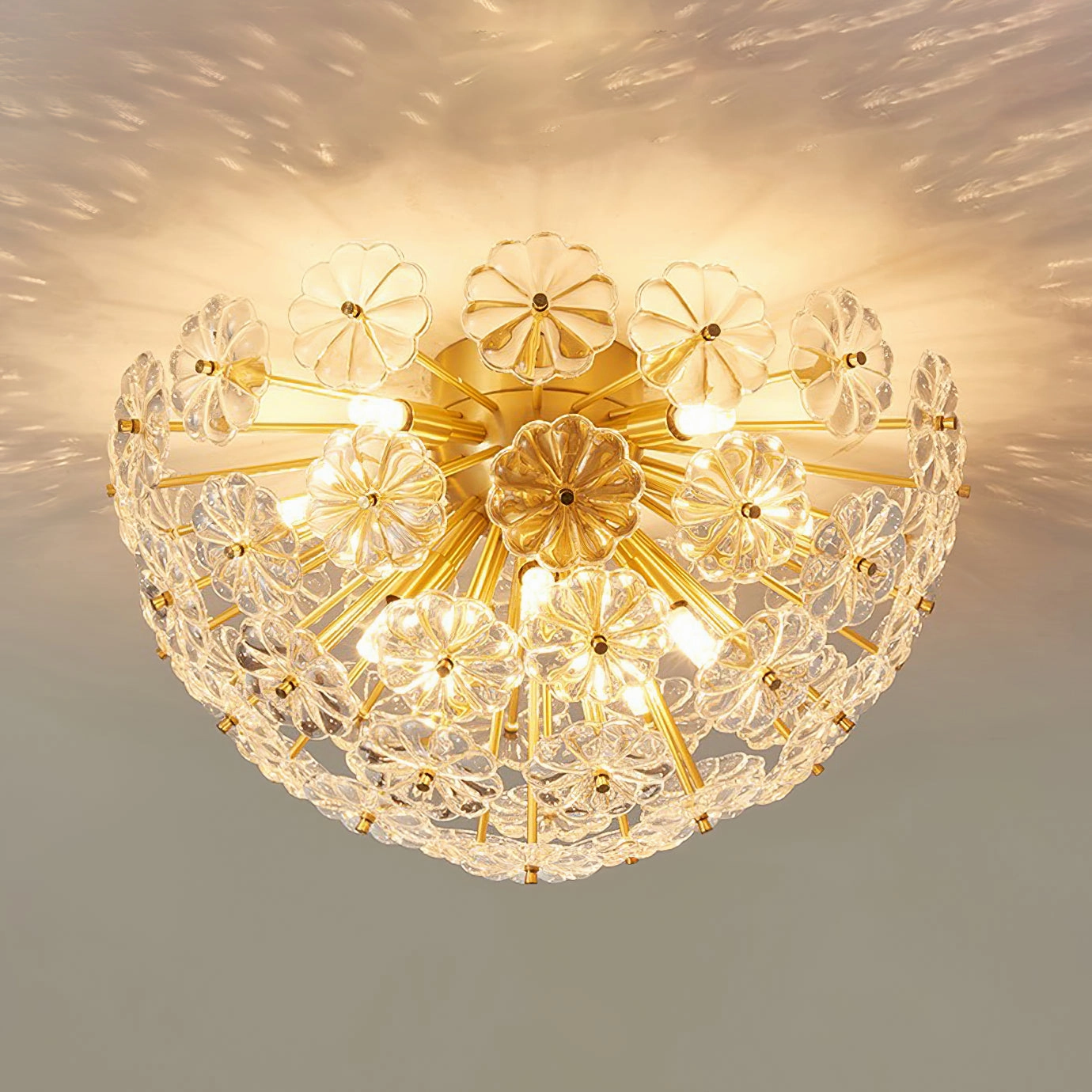 Lamina Crystal?Ceiling Light