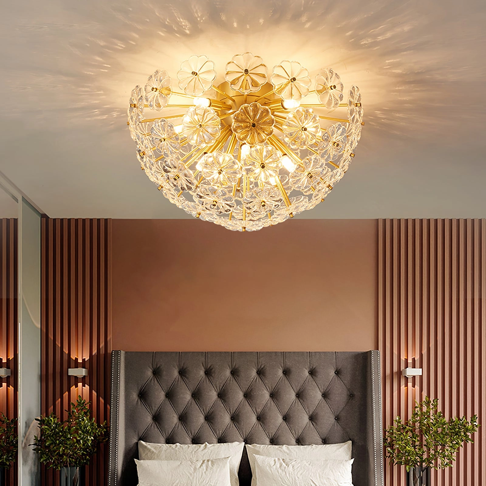 Lamina Crystal?Ceiling Light