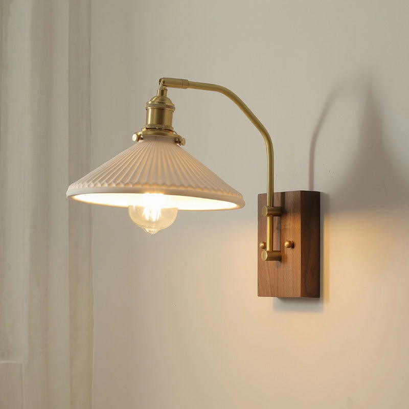 Laura Wood Wall Lamp