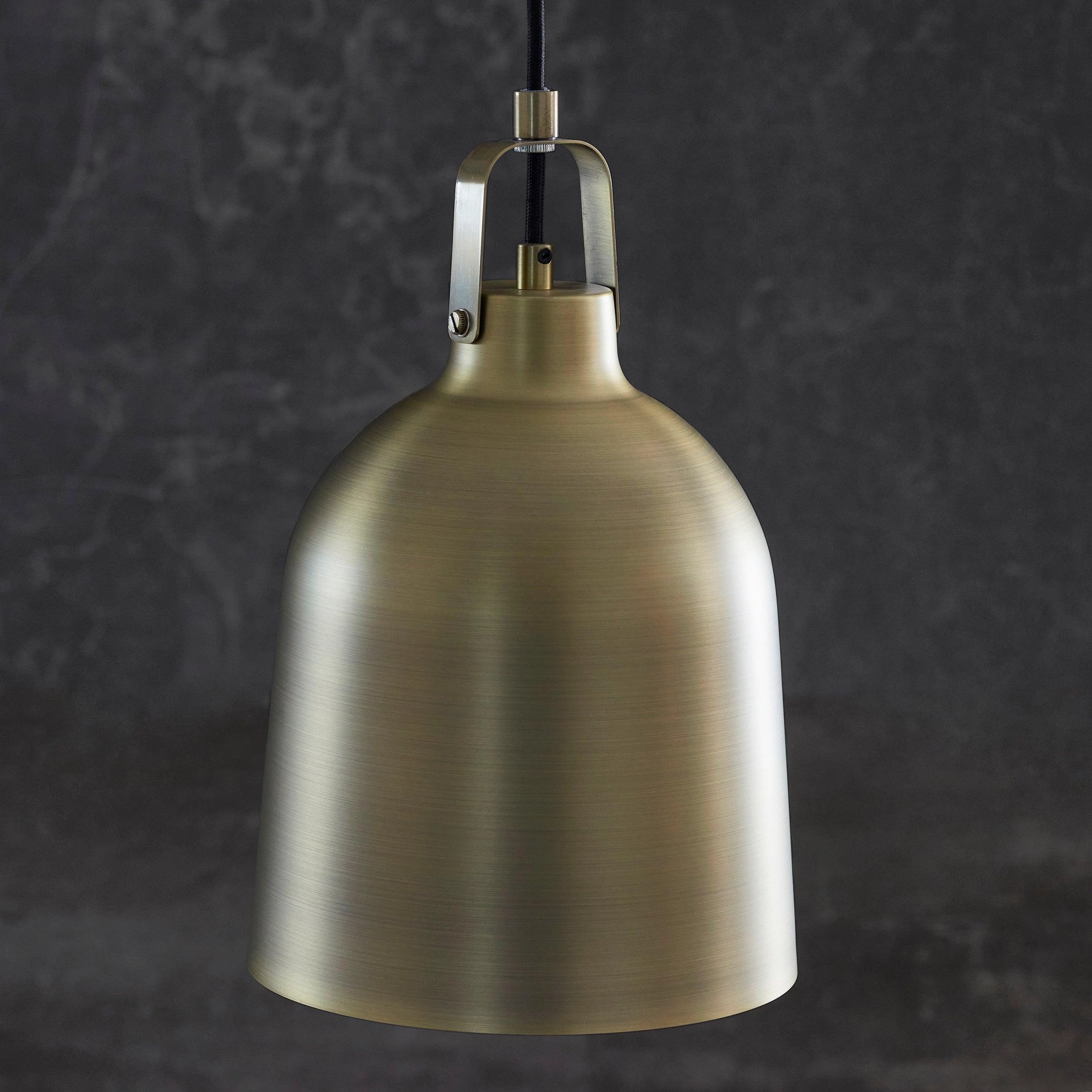 Lazenby Brass Industrial Pendant Ceiling Light