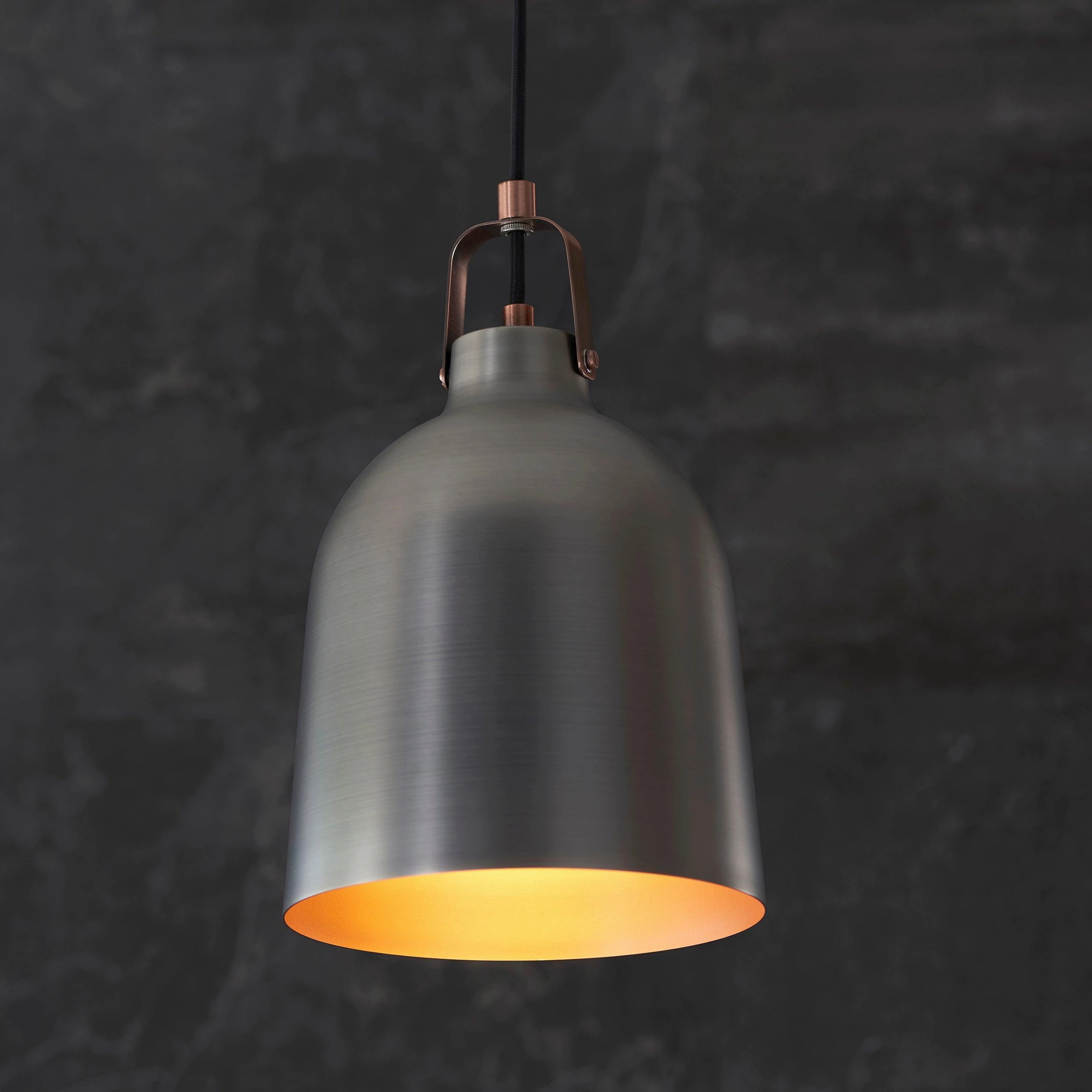 Lazenby Grey Industrial Pendant Ceiling Light