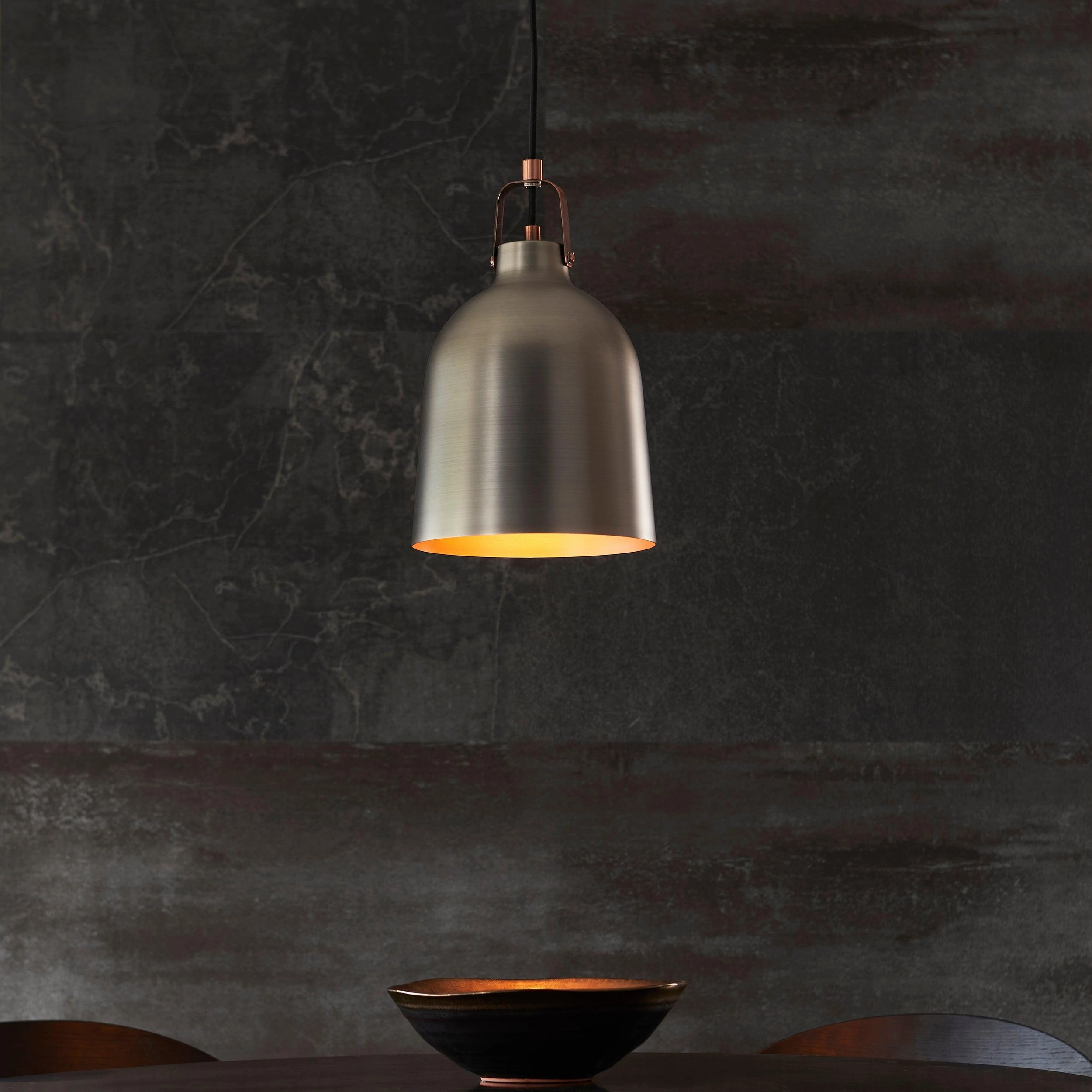 Lazenby Grey Industrial Pendant Ceiling Light