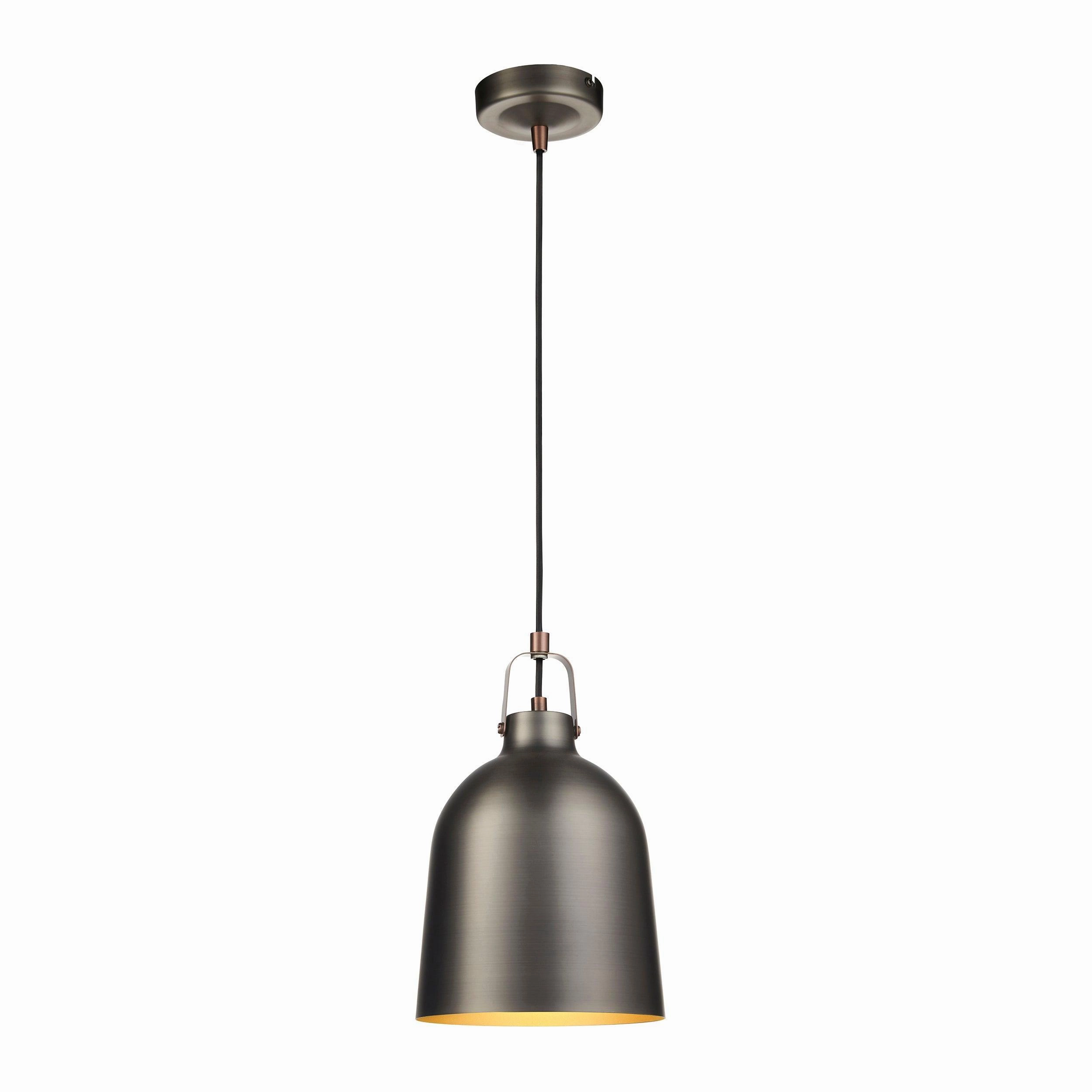 Lazenby Grey Industrial Pendant Ceiling Light