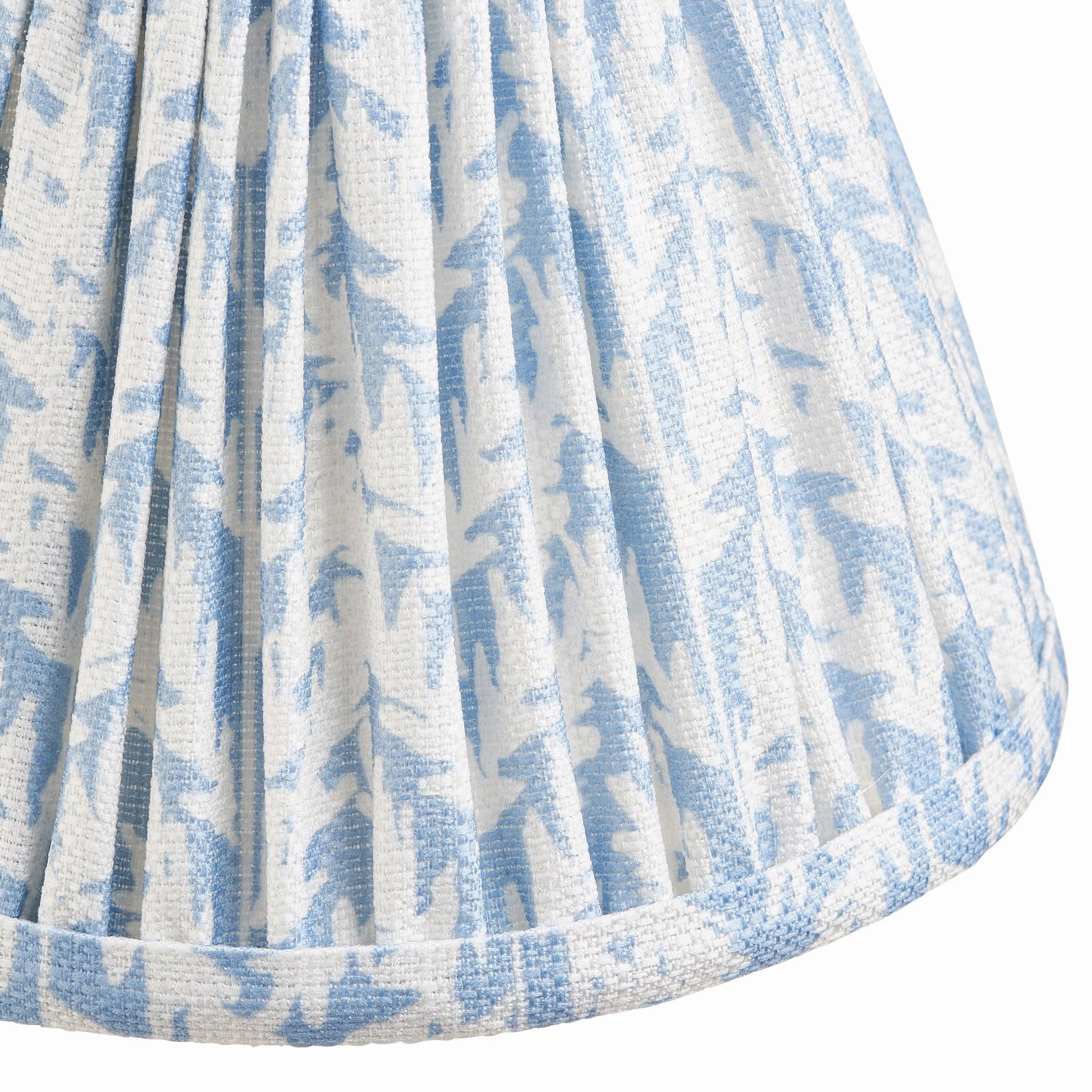 Leaf 16cm Blue Lamp Shade