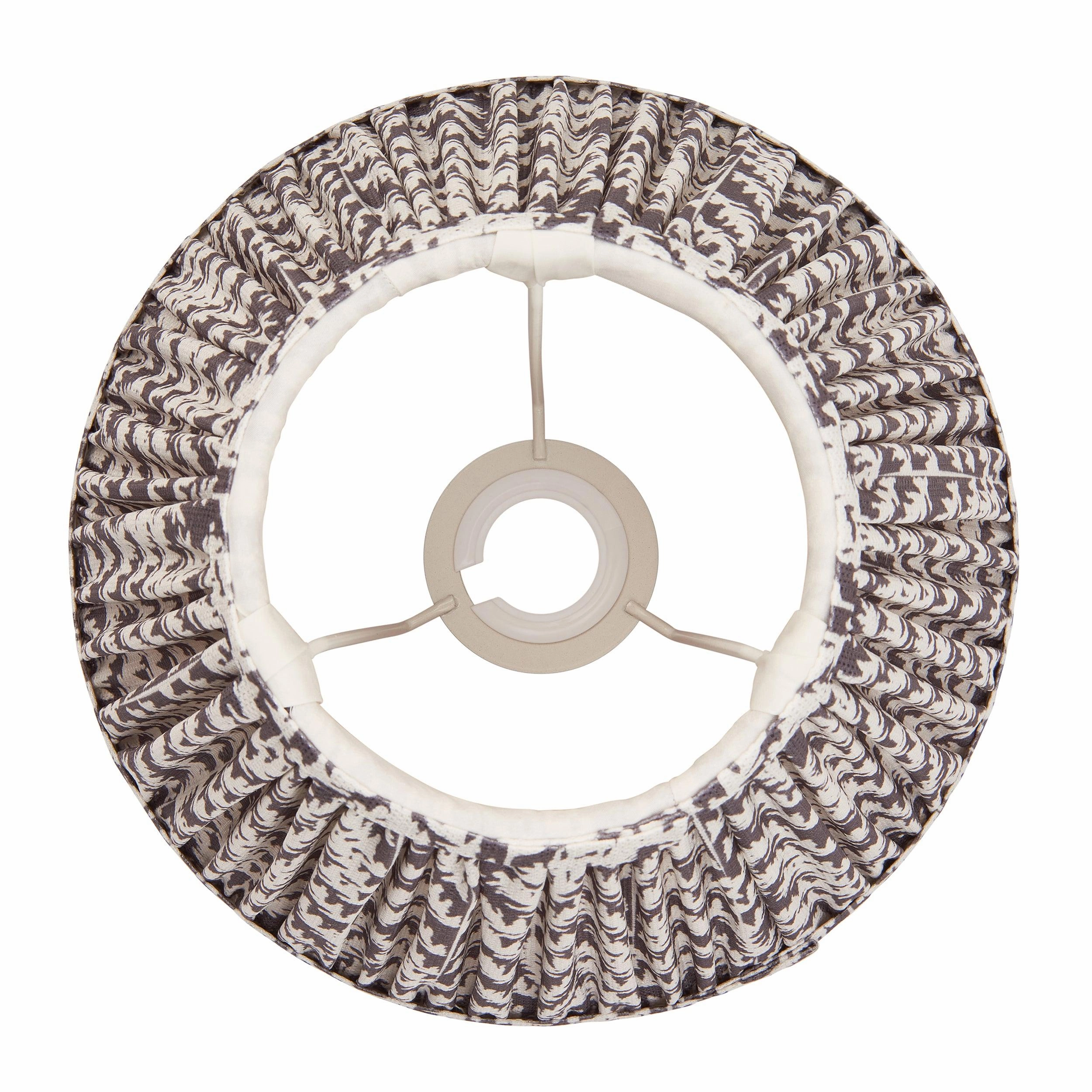 Leaf 25cm Grey Lamp Shade
