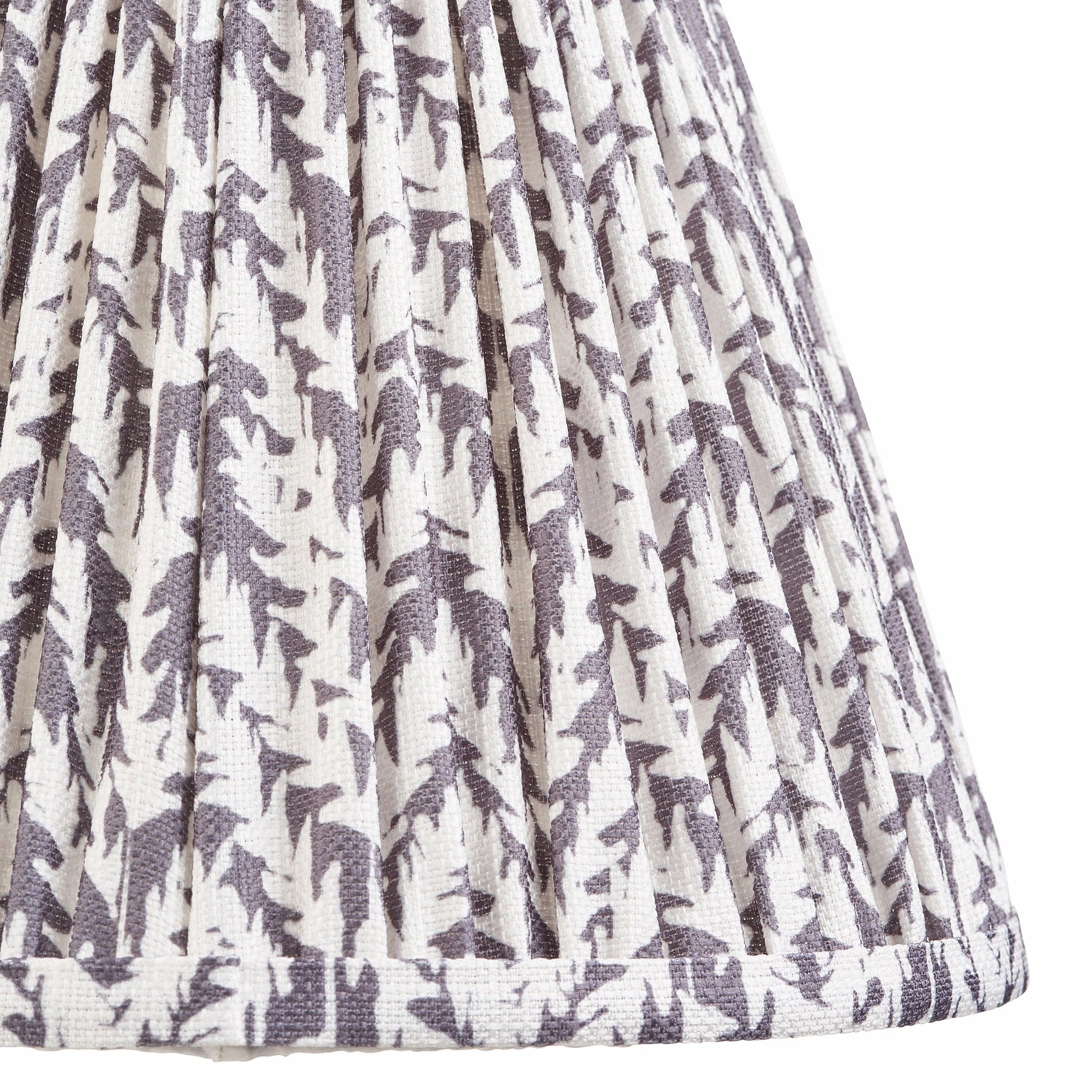 Leaf 25cm Grey Lamp Shade