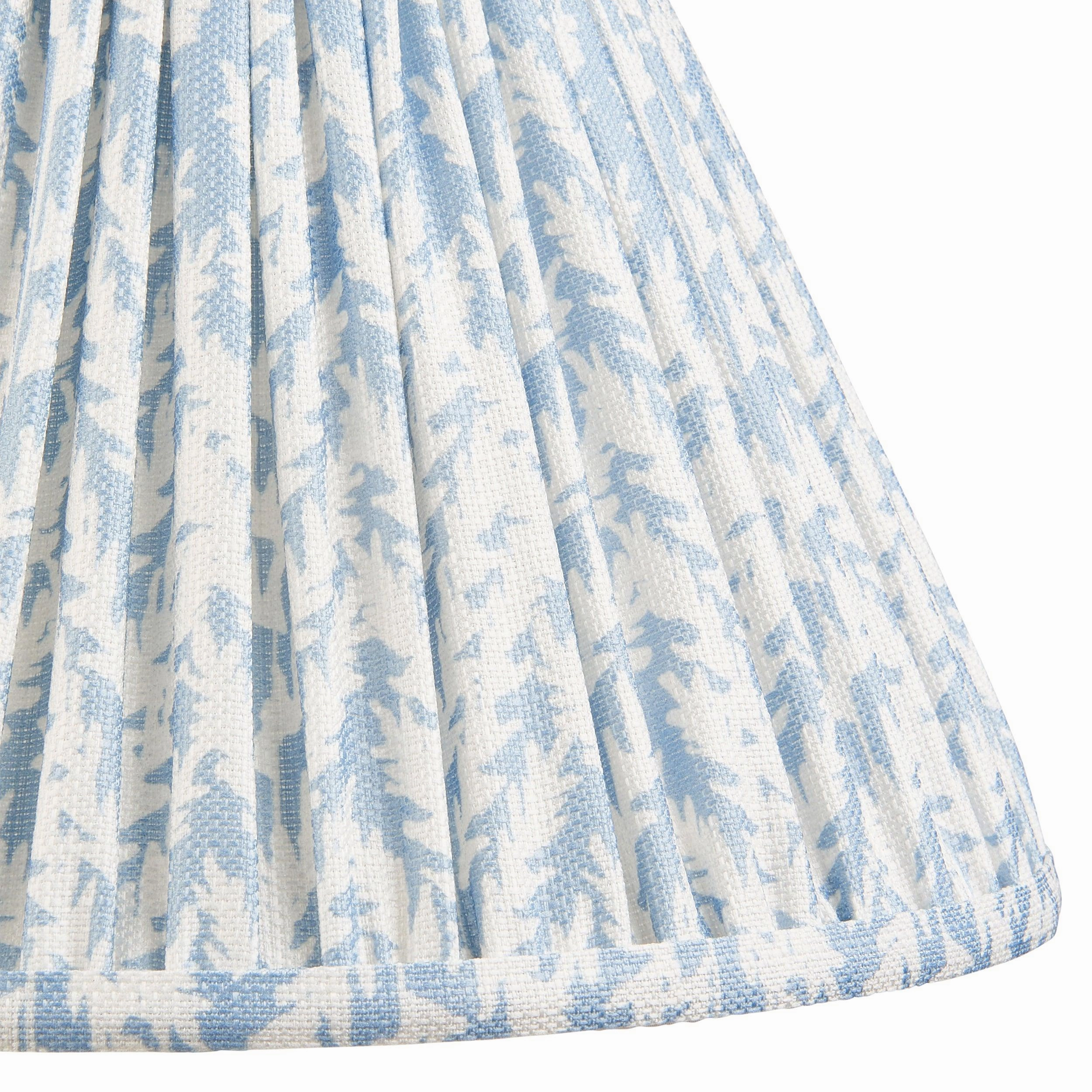 Leaf 30cm Blue Lamp Shade