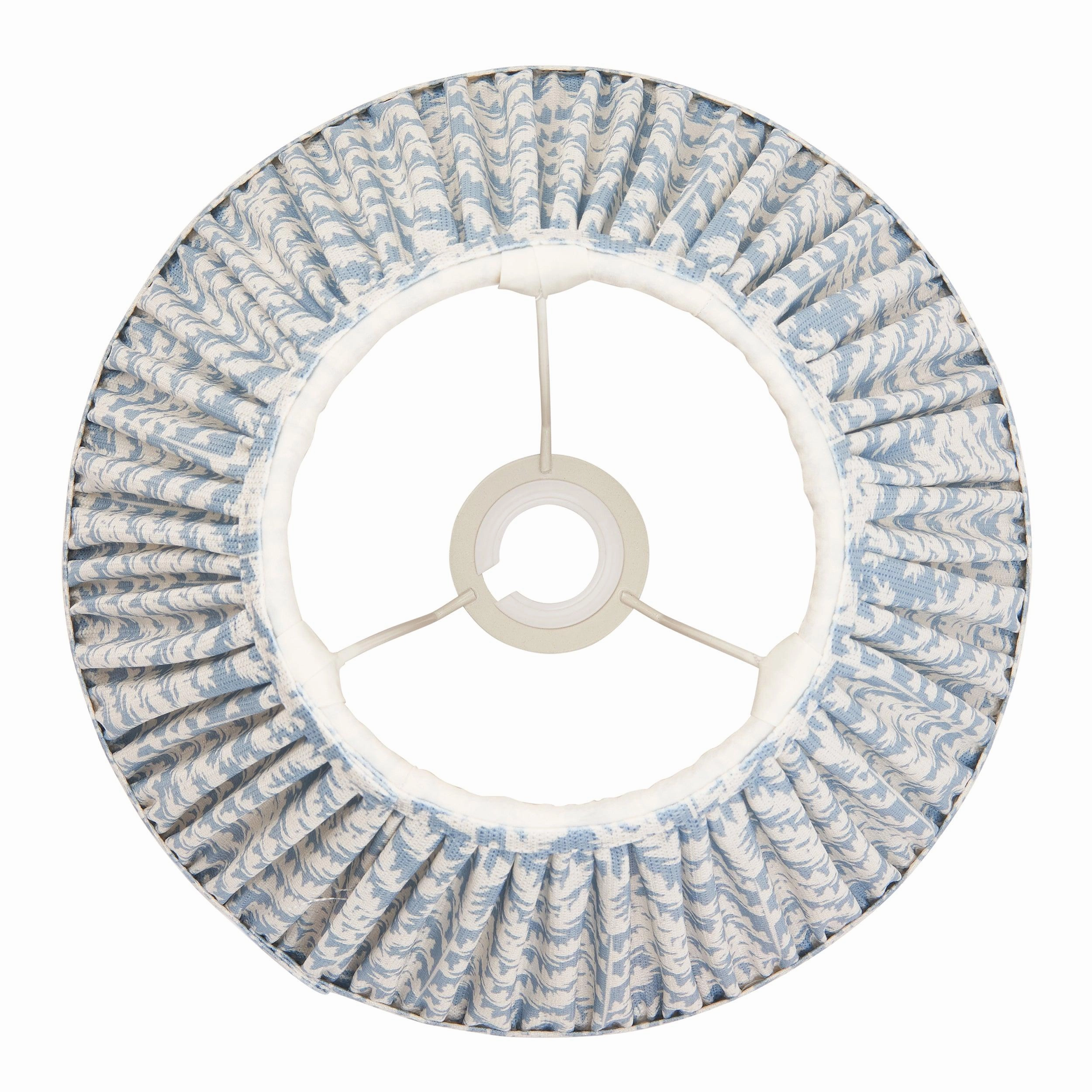 Leaf 30cm Blue Lamp Shade