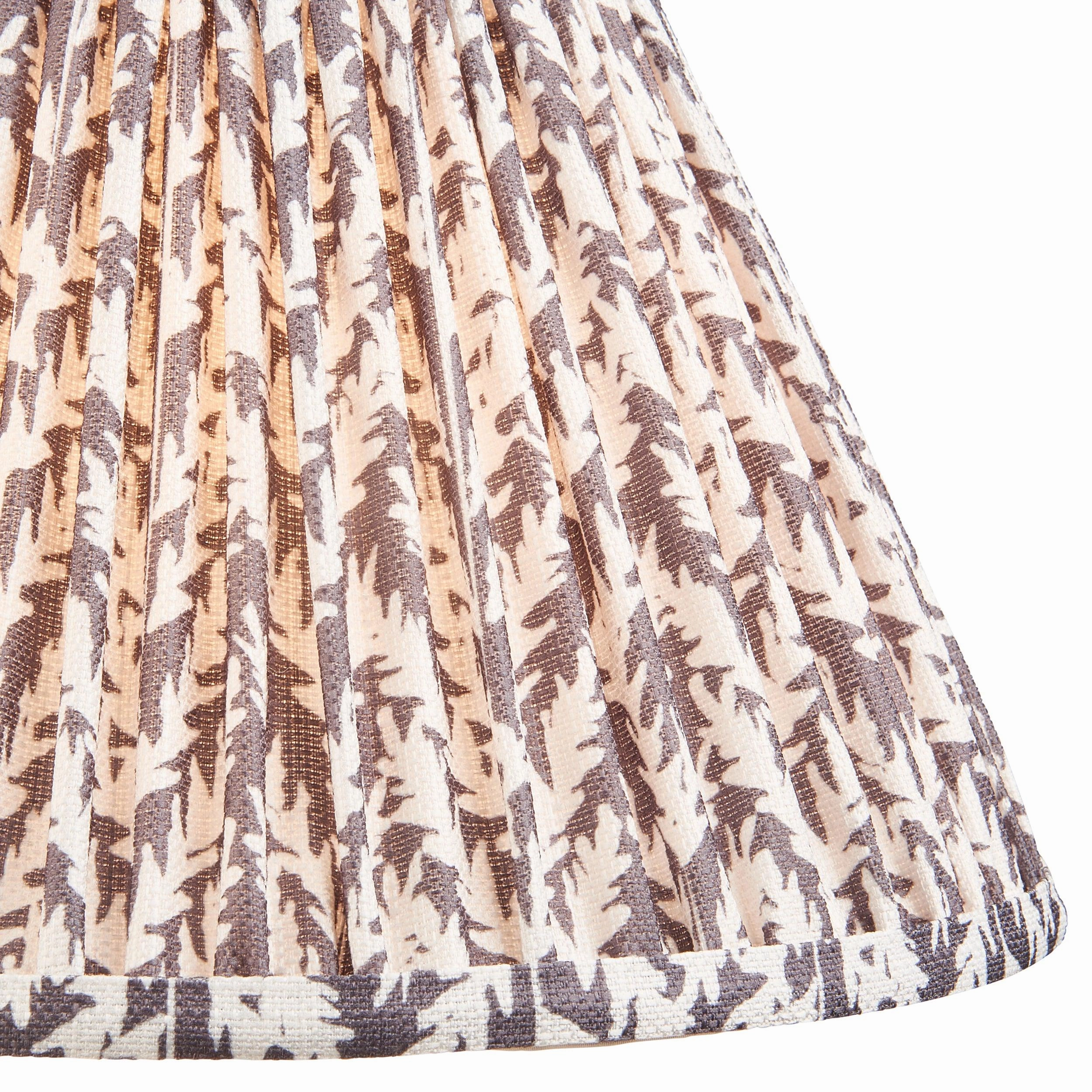 Leaf 30cm Grey Lamp Shade