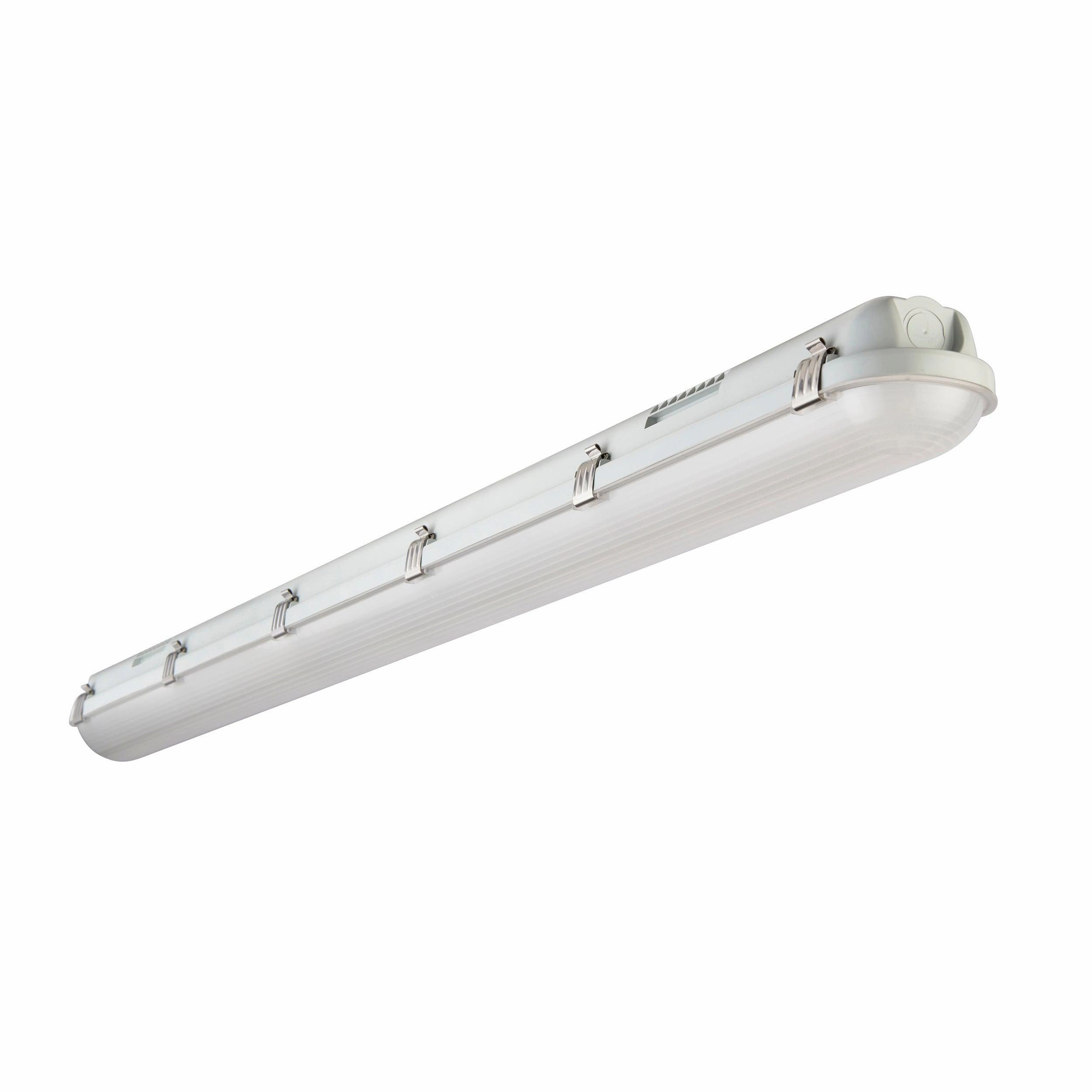 LED Anti-Corrosive LED Cool White Batten Light 4000K 4FT High Lumen EM EM IP65 30W