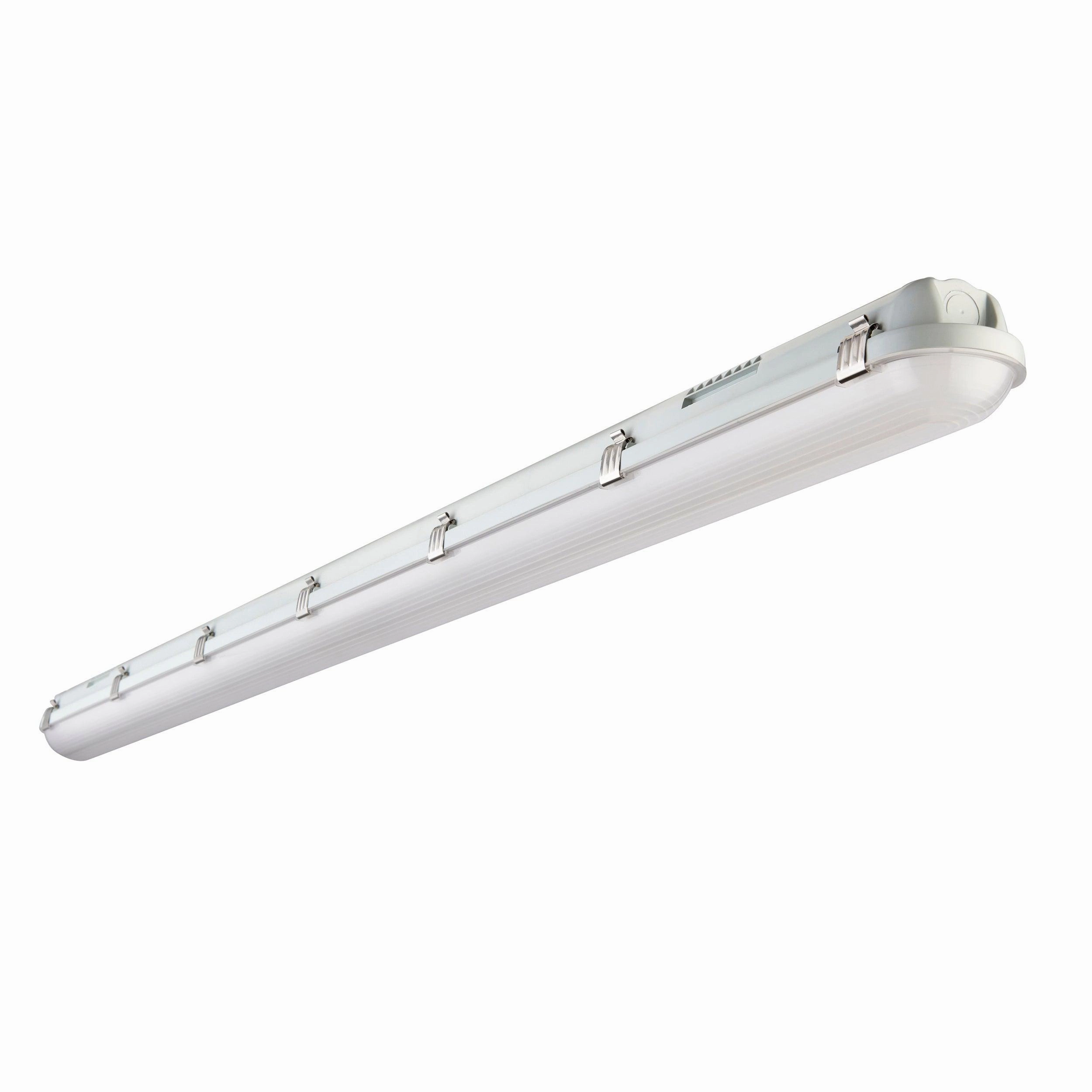 LED Anti-Corrosive LED Cool White Batten Light 4000K 5FT High Lumen EM EM IP65 50W