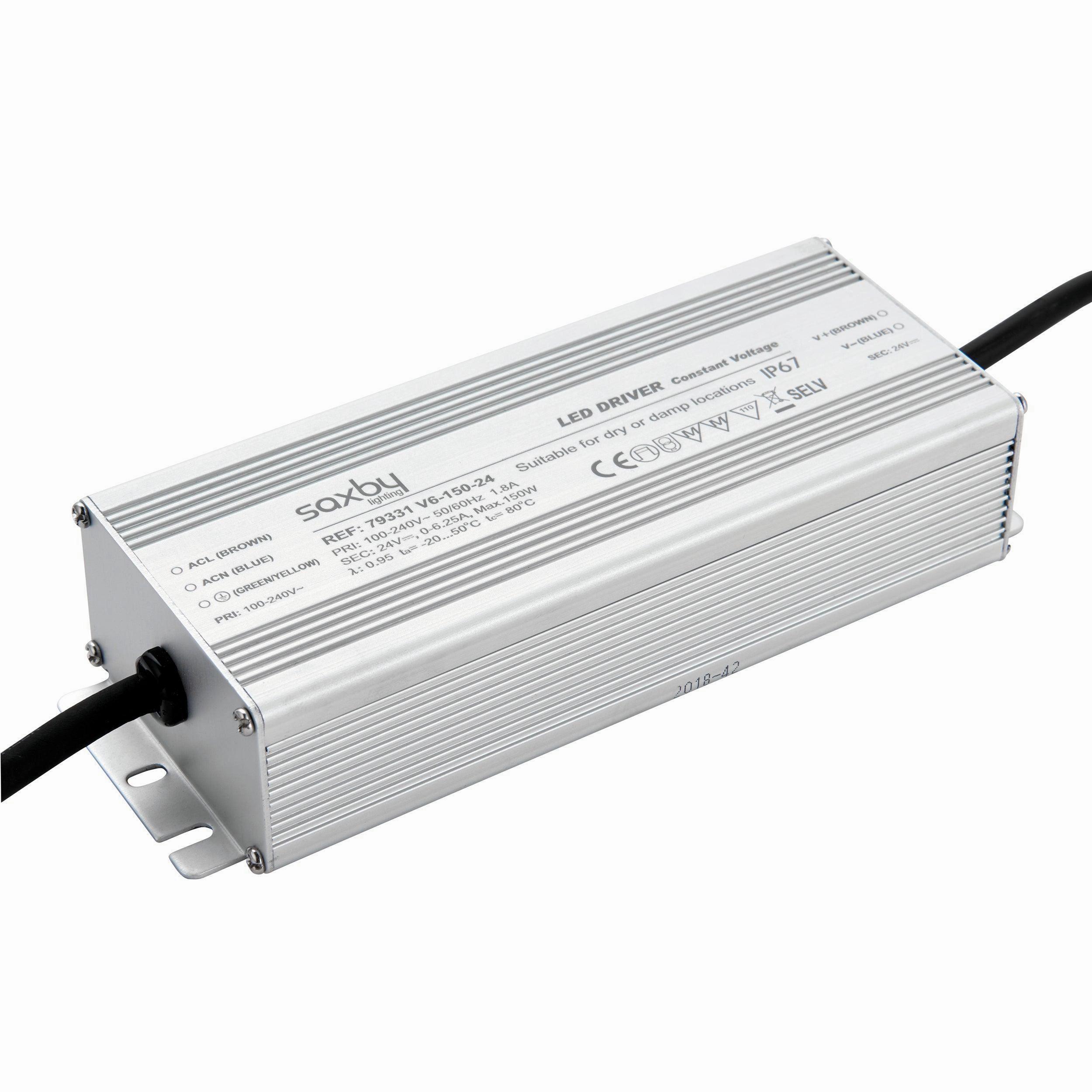 LED Driver Constant Voltage 24V 150W IP67 weatherproof garden light