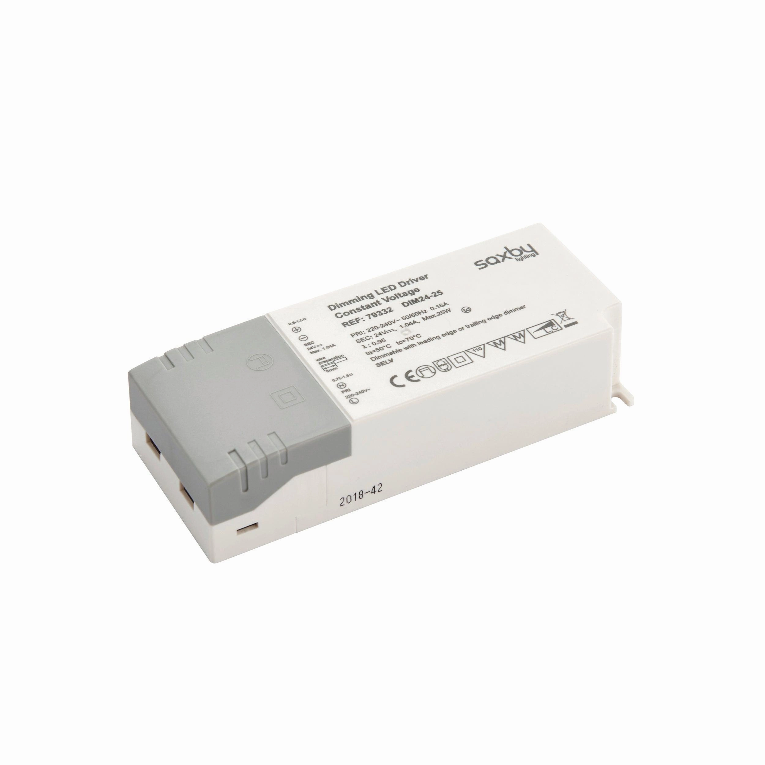 LED Driver Constant Voltage Dimmable 24V 25W weatherproof garden light