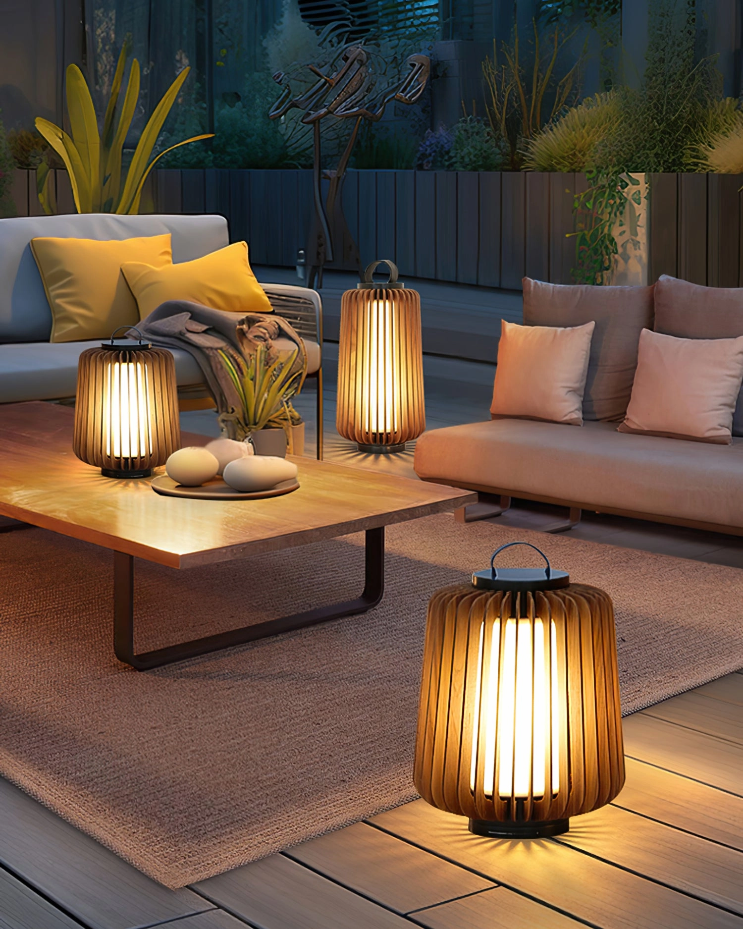 Legno Outdoor Table Lamp