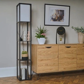 Lena  Column Floor Lamp creative lampshade design