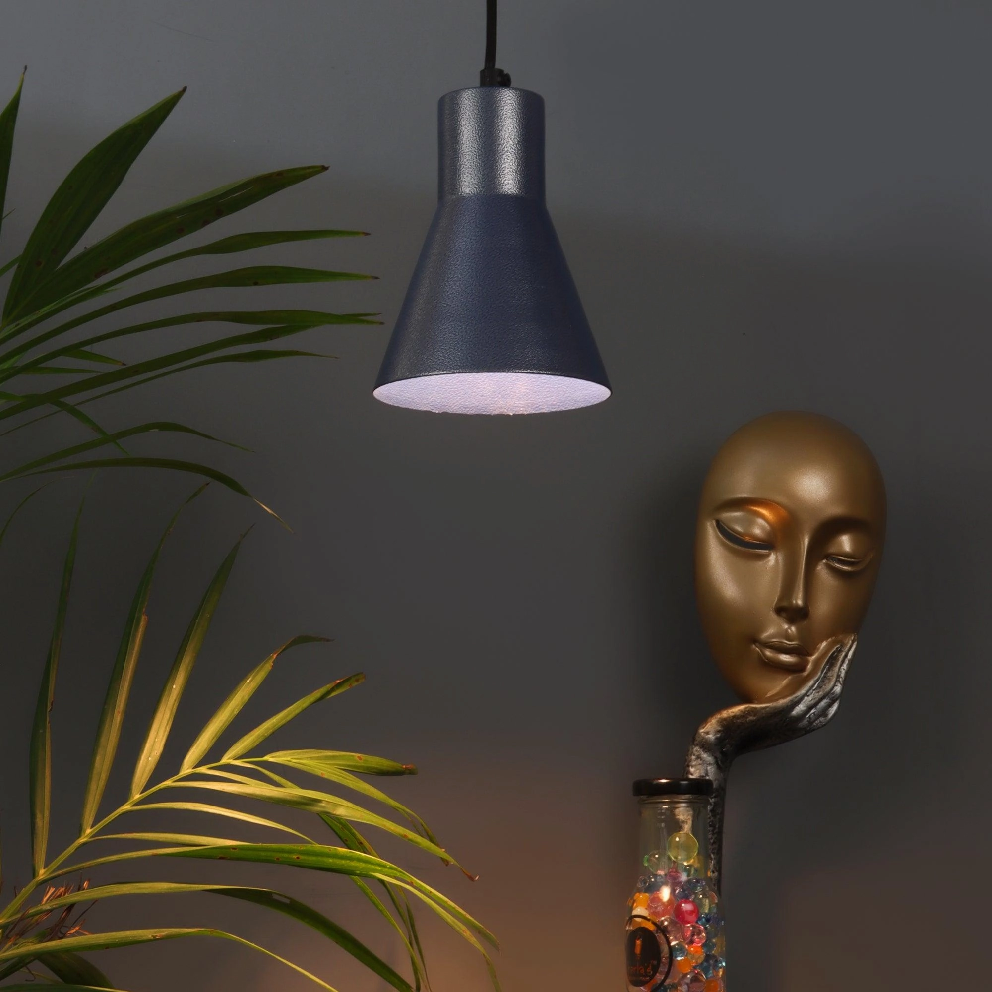 Limpid Blue Hanging Light by SS Lightings