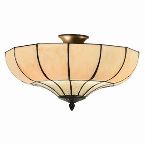 Lincoln Semi Flush Tiffany Ceiling Light recessed ceiling spot lamp