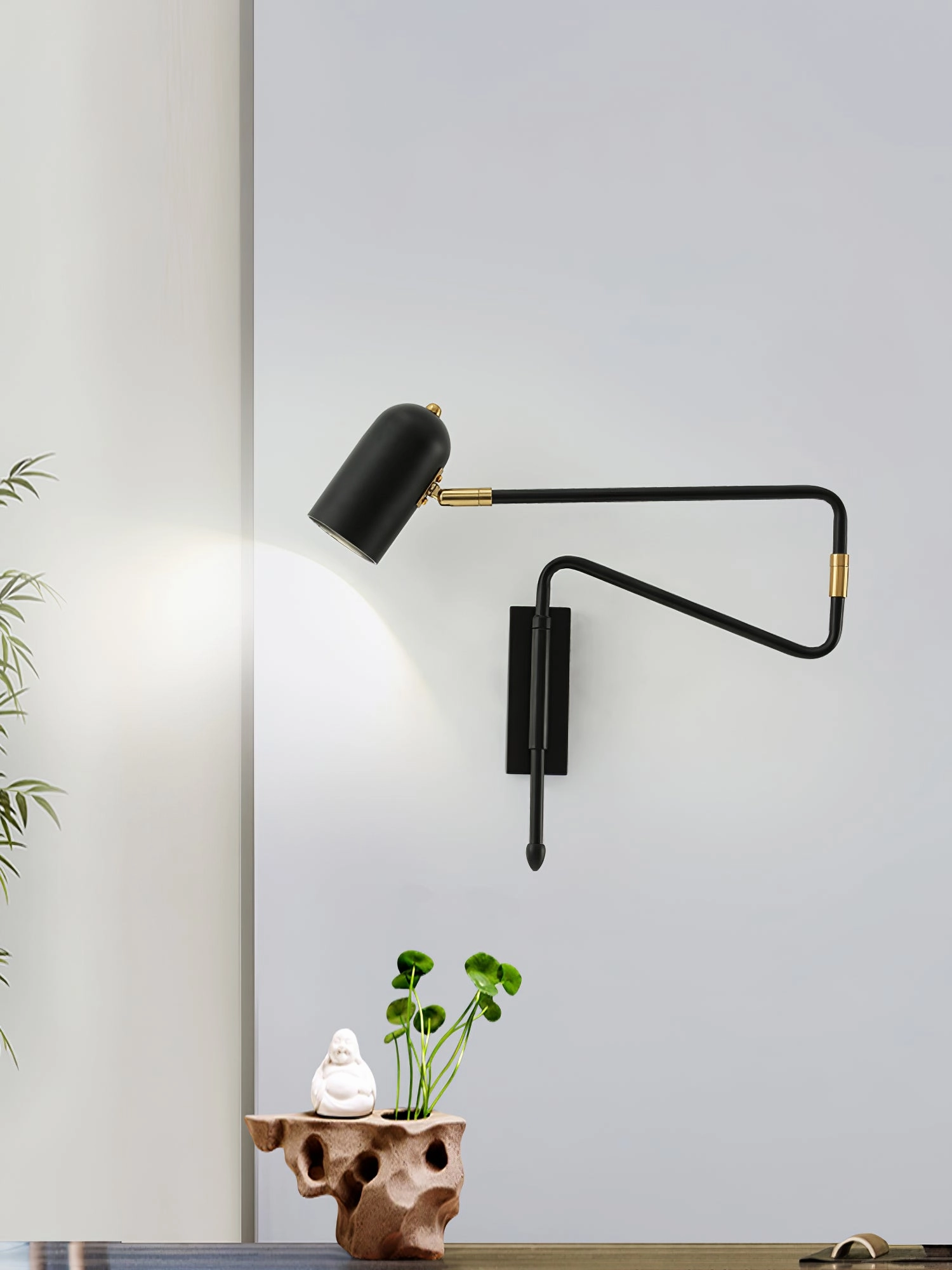 Long Arm Rotating Wall Lamp