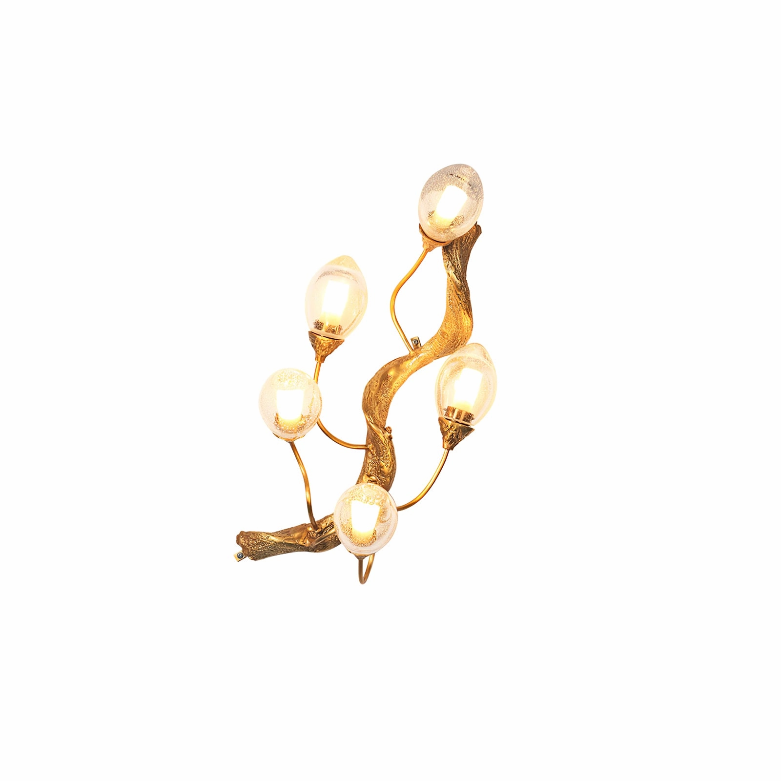 Lotus Brass Wall Lamp