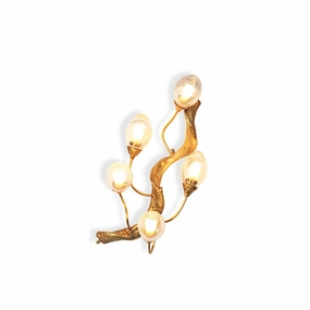 Lotus Brass Wall Lamp designer outdoor lamp
