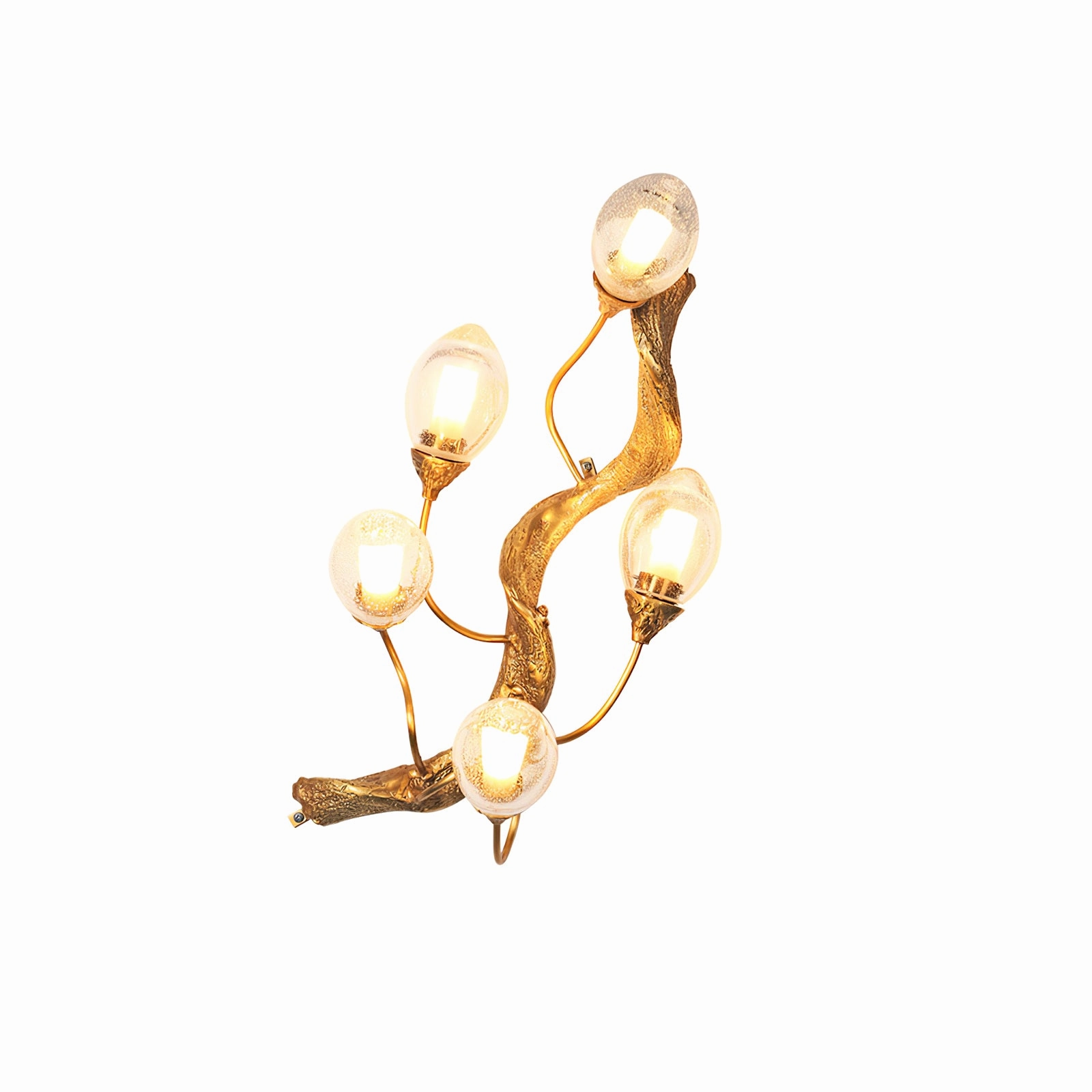 Lotus Brass Wall Lamp