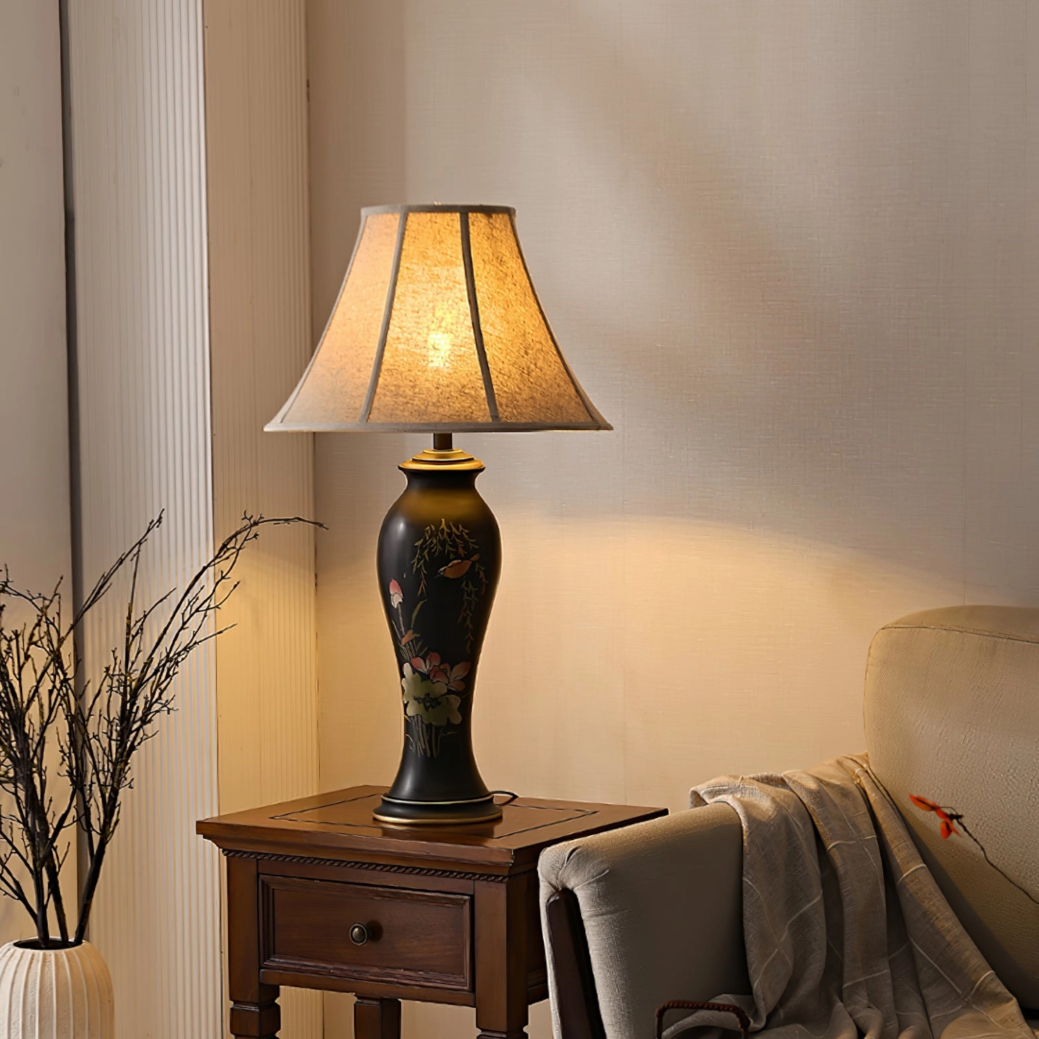 Lotus Ceramic Table Lamp