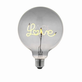 Love Up E27 Smoked Tinted 2w LED Filament Light Bulb - 120mm contemporary ceiling fixture