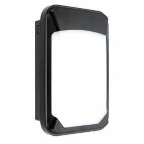 Lucca Black Small LED Outdoor Wall Light IP65 15W weatherproof garden light