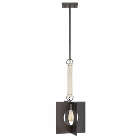 Ludlow 1 Light Brushed Graphite Modern Ceiling Pendant Light flush mount ceiling fixture