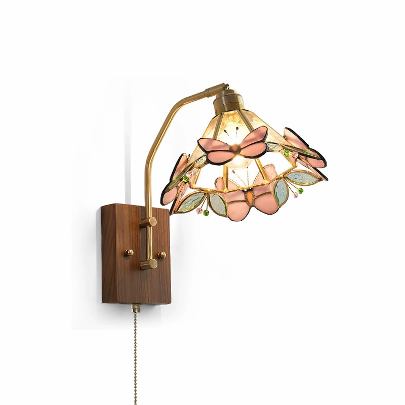 Lulla Butterfly Tiffany Wall Lamp