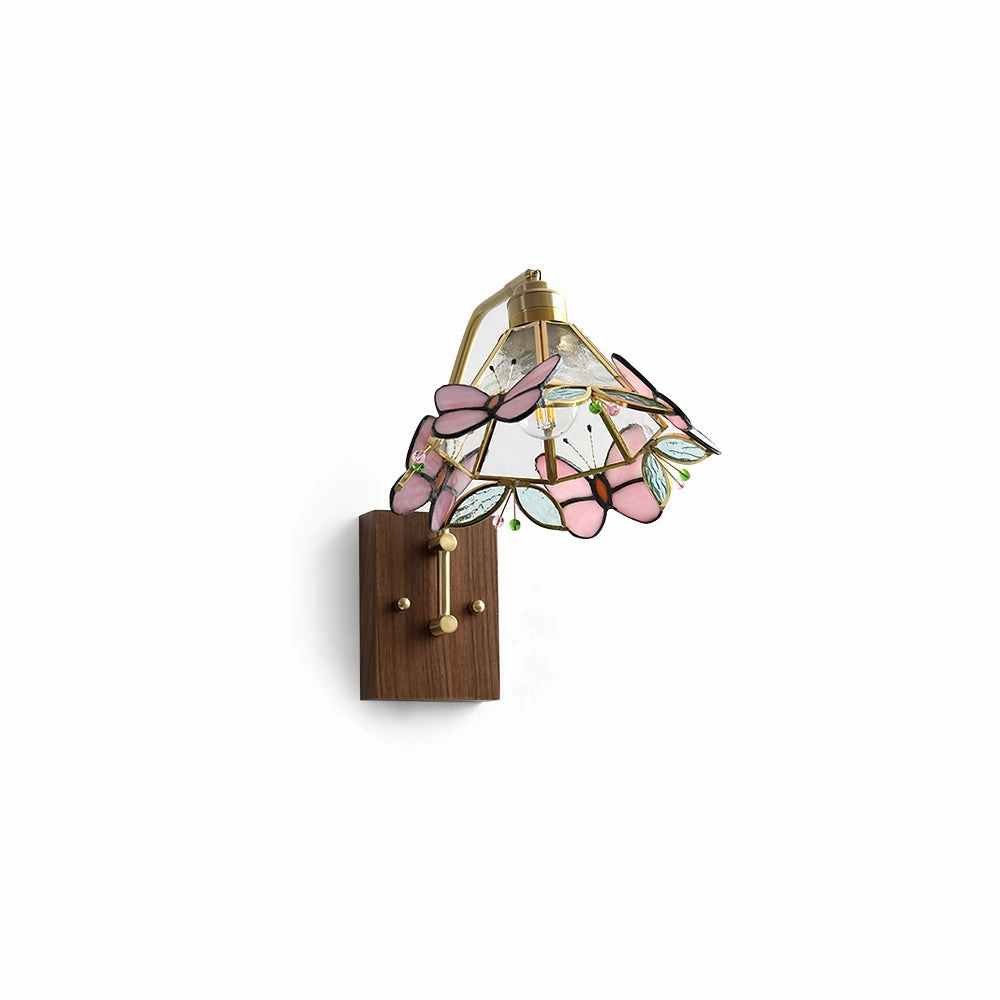 Lulla Butterfly Tiffany Wall Lamp