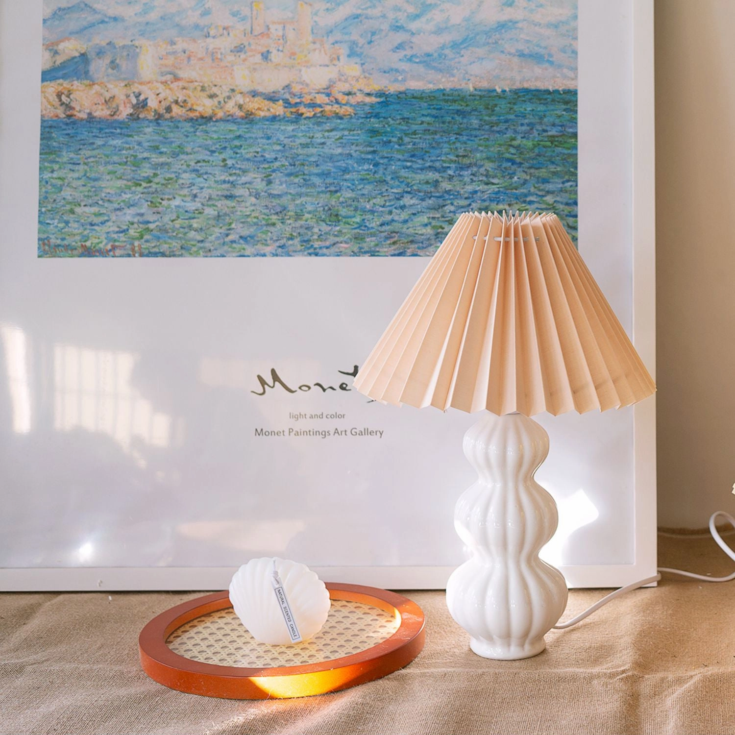 Luna Pleated Table Lamp