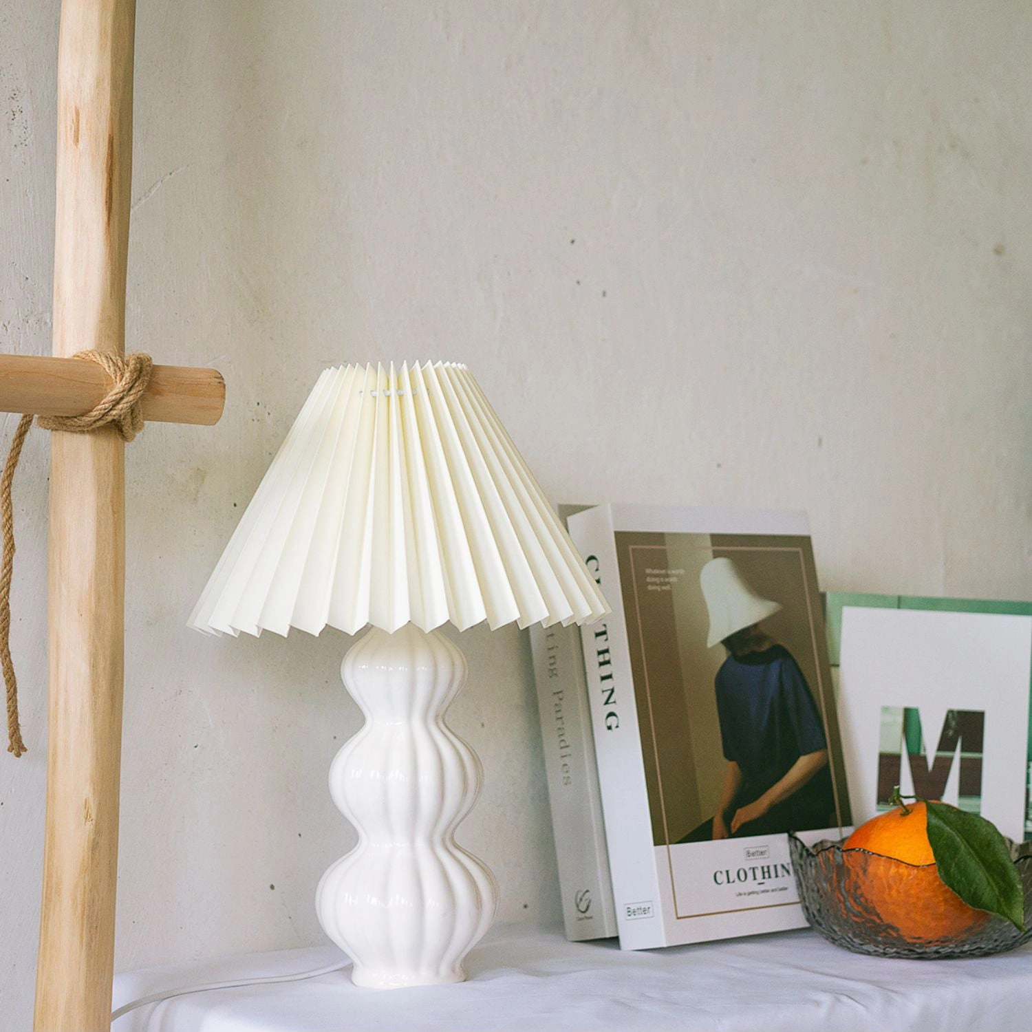 Luna Pleated Table Lamp