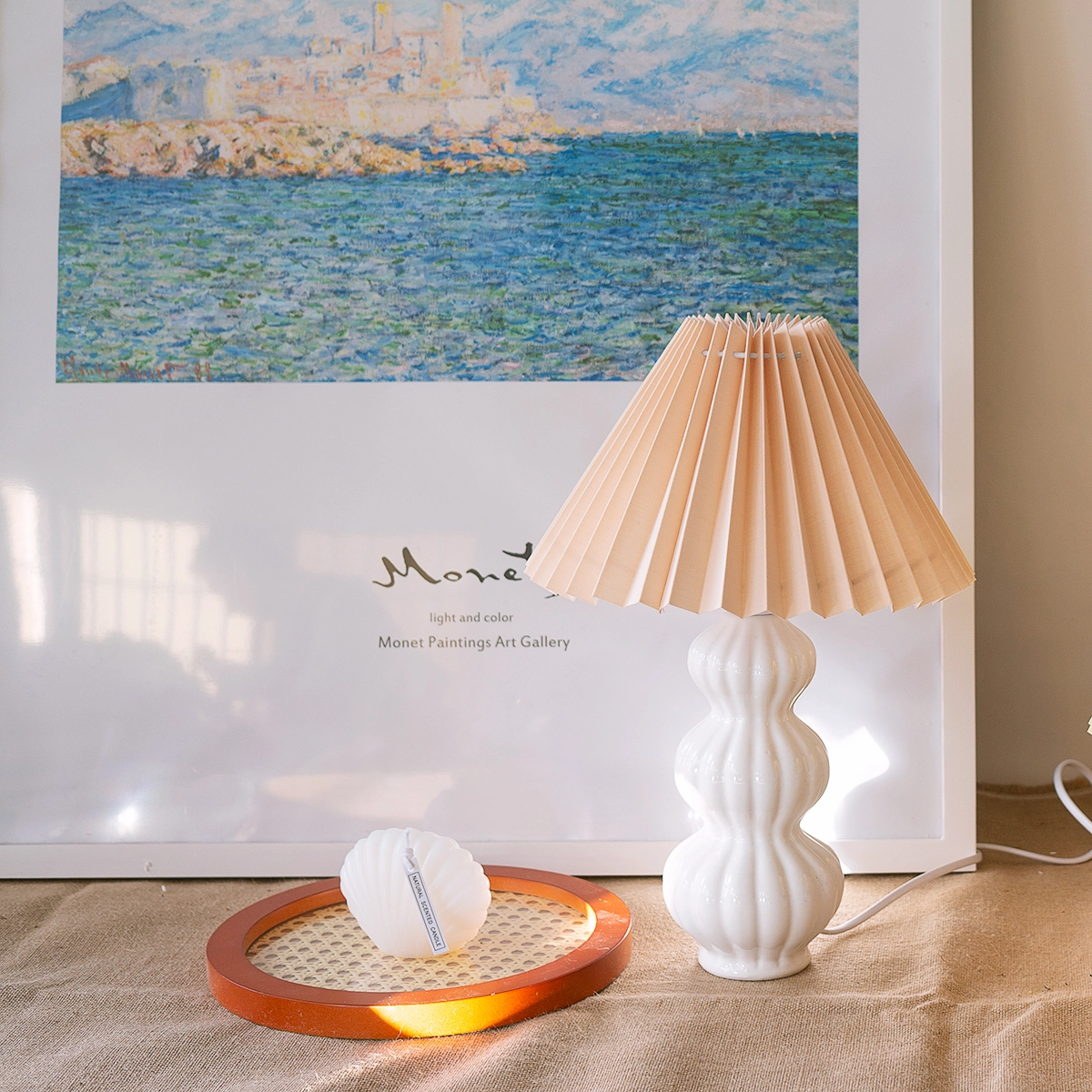 Luna Pleated Table Lamp