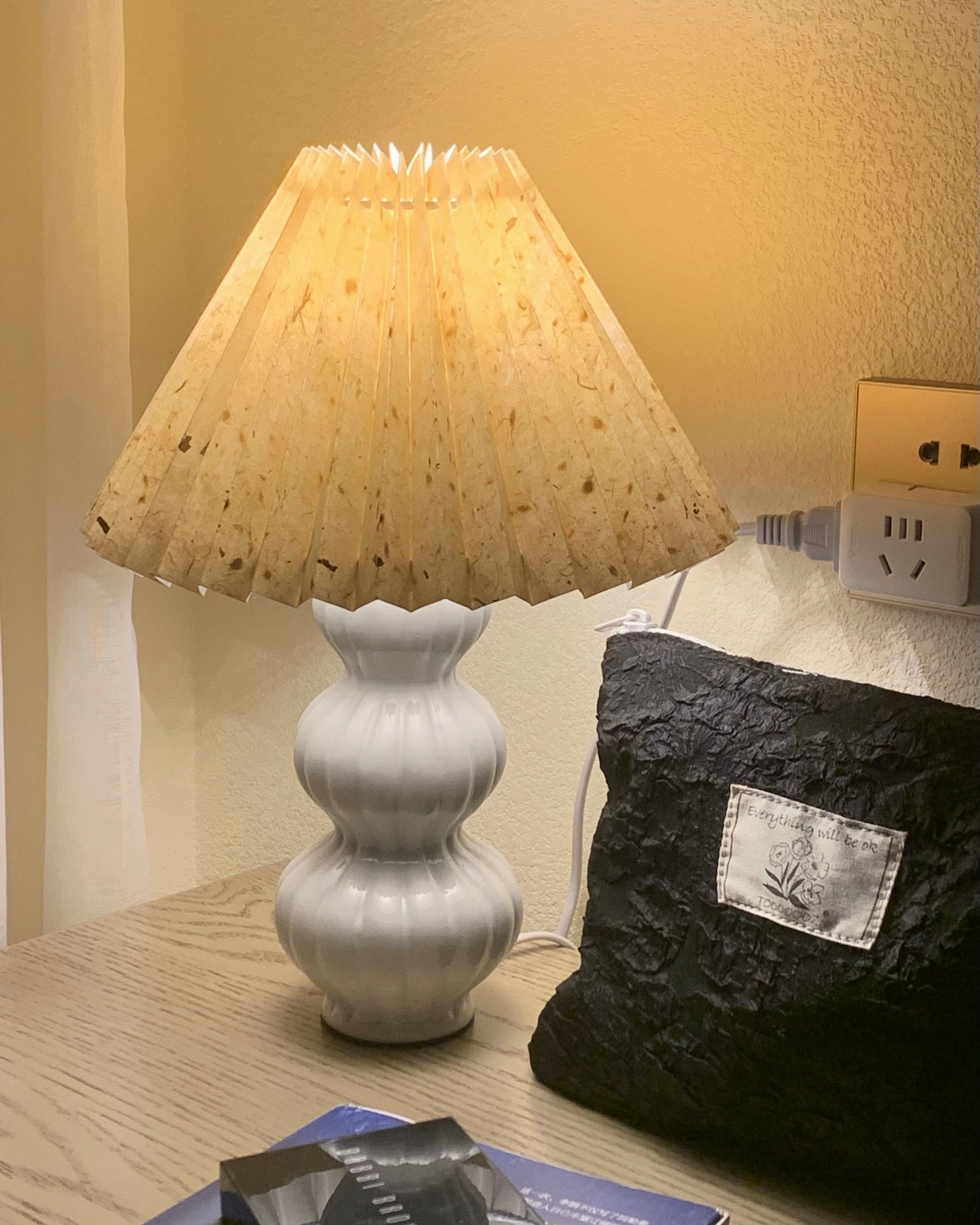 Luna Pleated Table Lamp