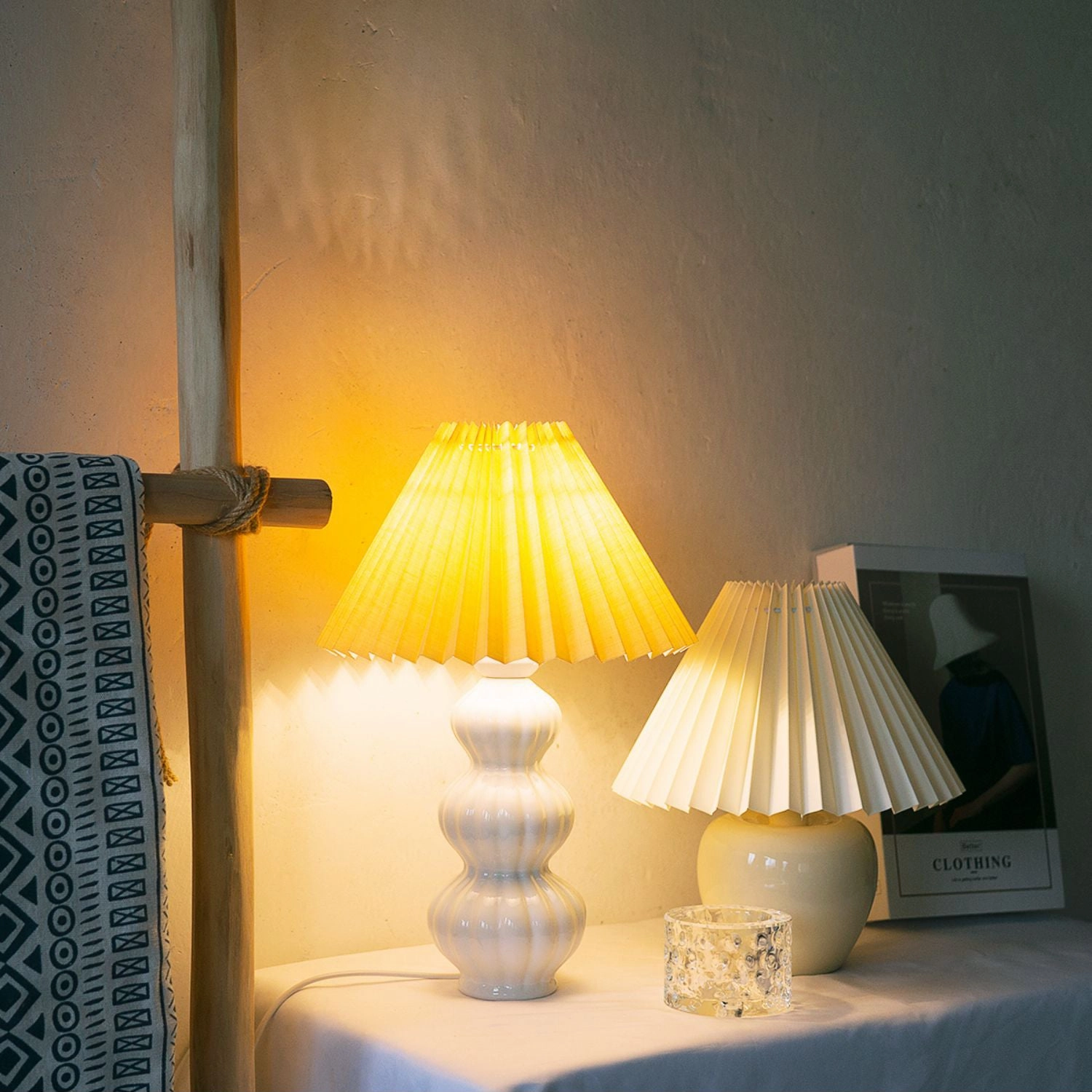 Luna Pleated Table Lamp