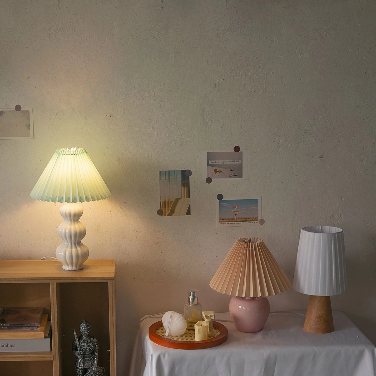 Luna Pleated Table Lamp